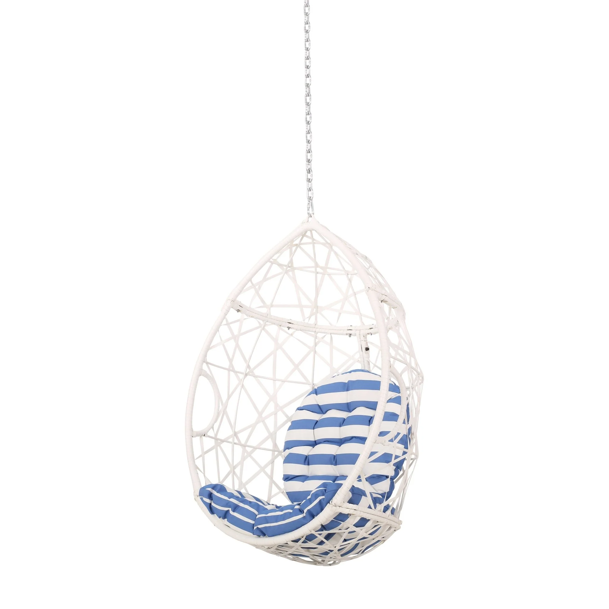Celestia Outdoor Hanging Chair with 8ft Chain and Egg Shape - Image 12