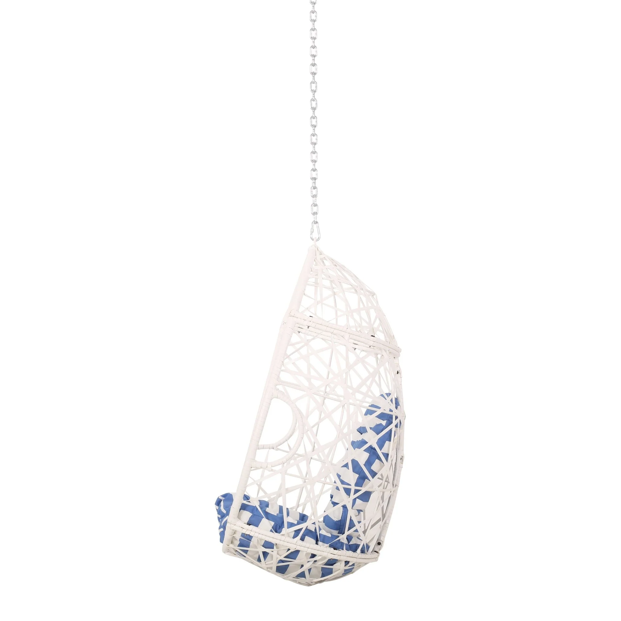 Celestia Outdoor Hanging Chair with 8ft Chain and Egg Shape - Image 14