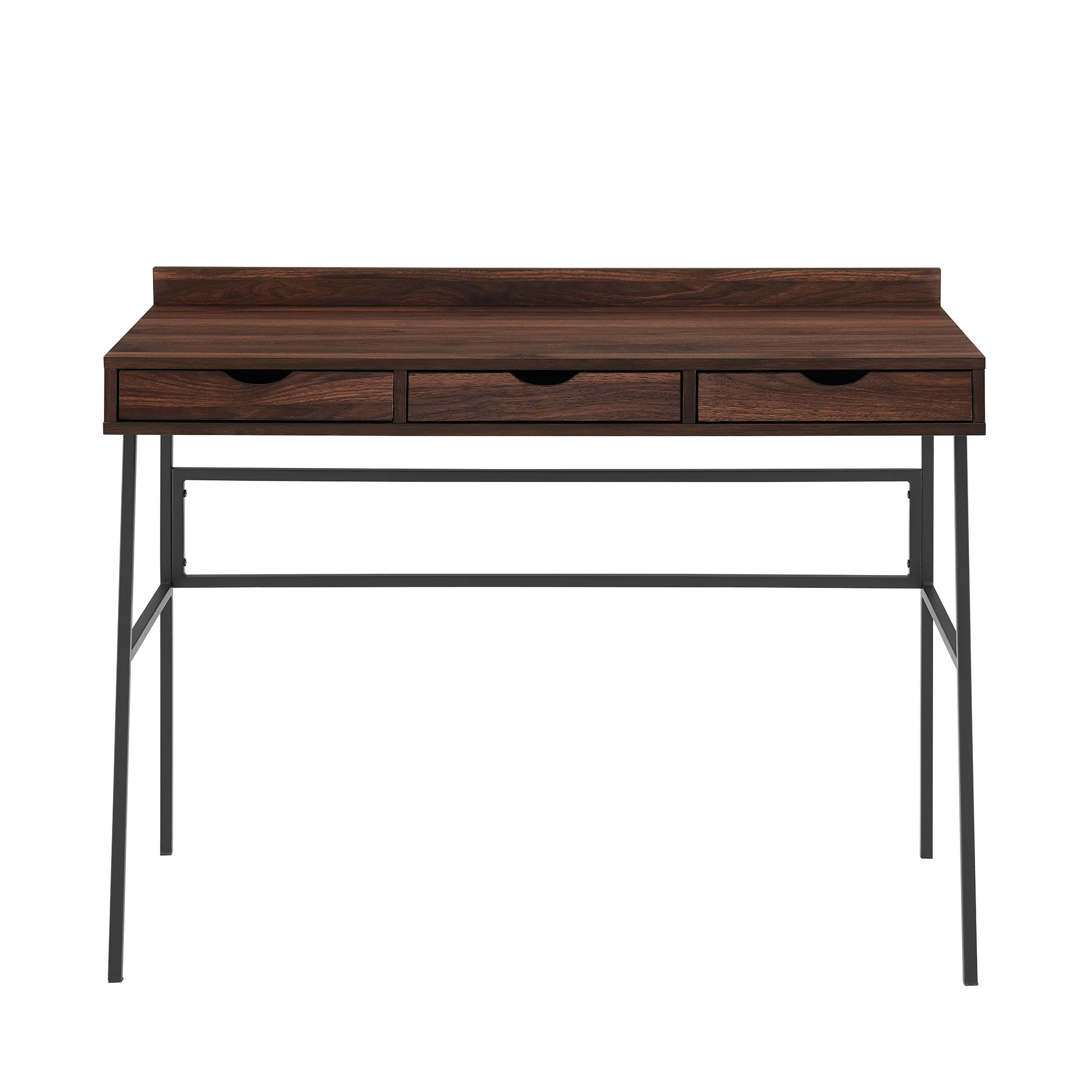 Contemporary Angled 3-Drawer Desk - Image 3