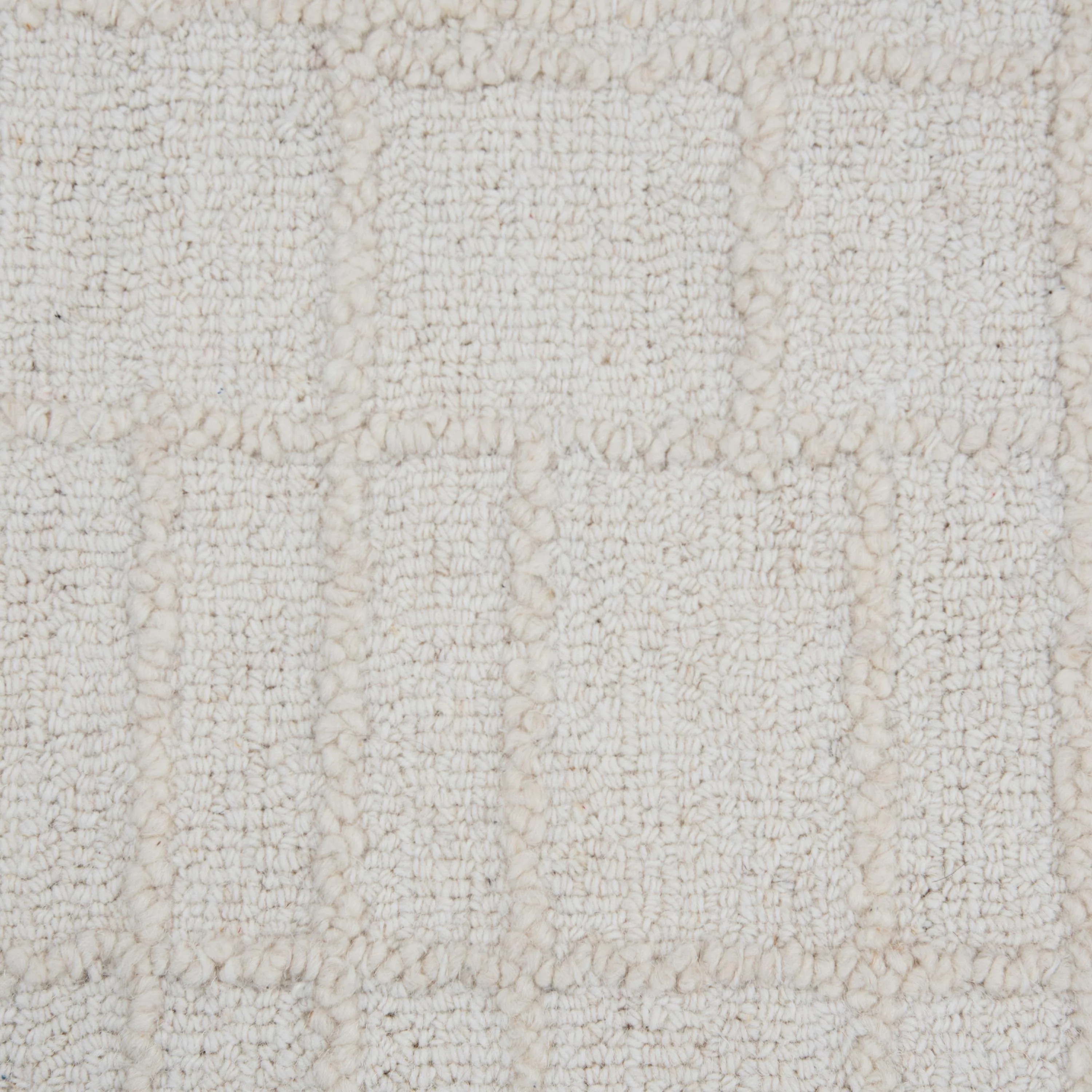 Contemporary Hand Tufted 100% Wool Geometric Area Rug - Image 3