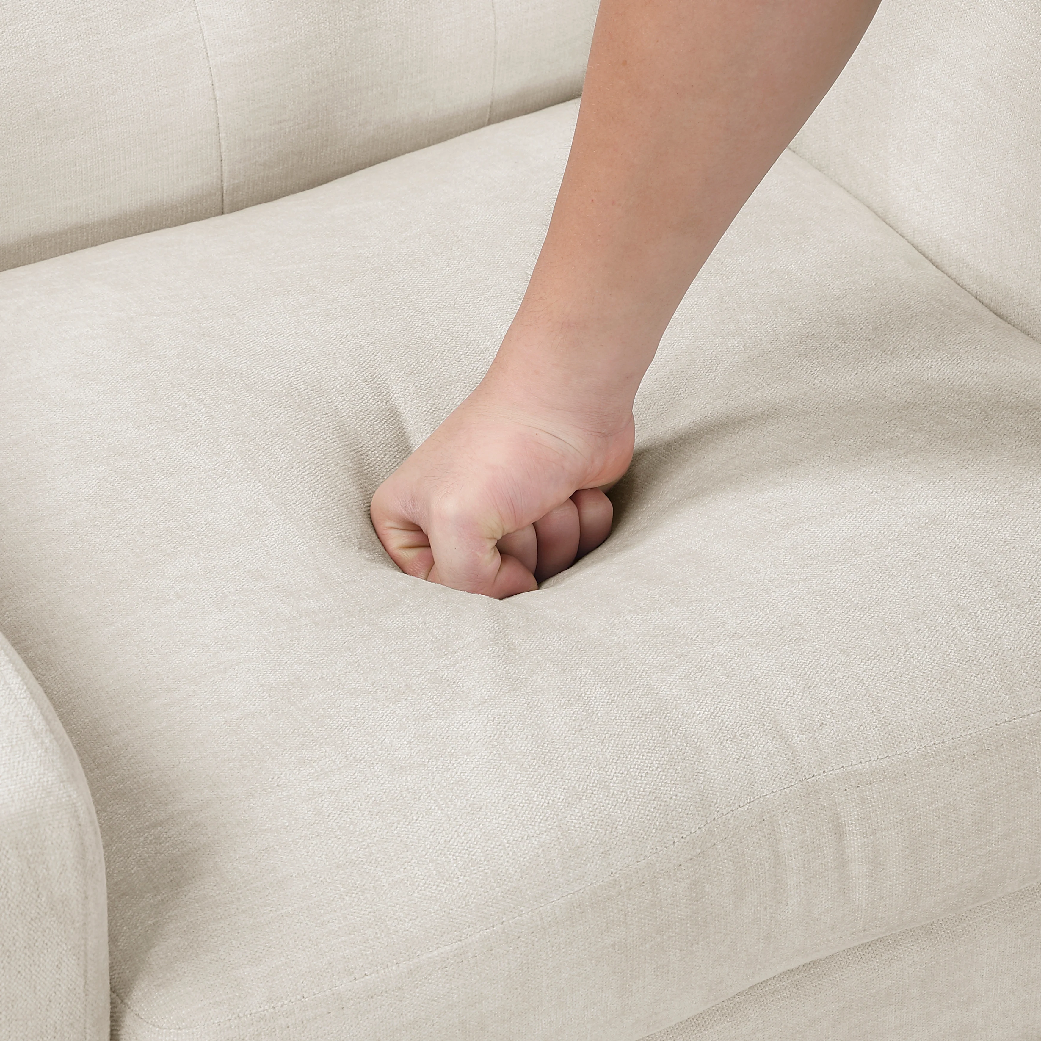 Contemporary Button Tufted Accent Chair - Image 11
