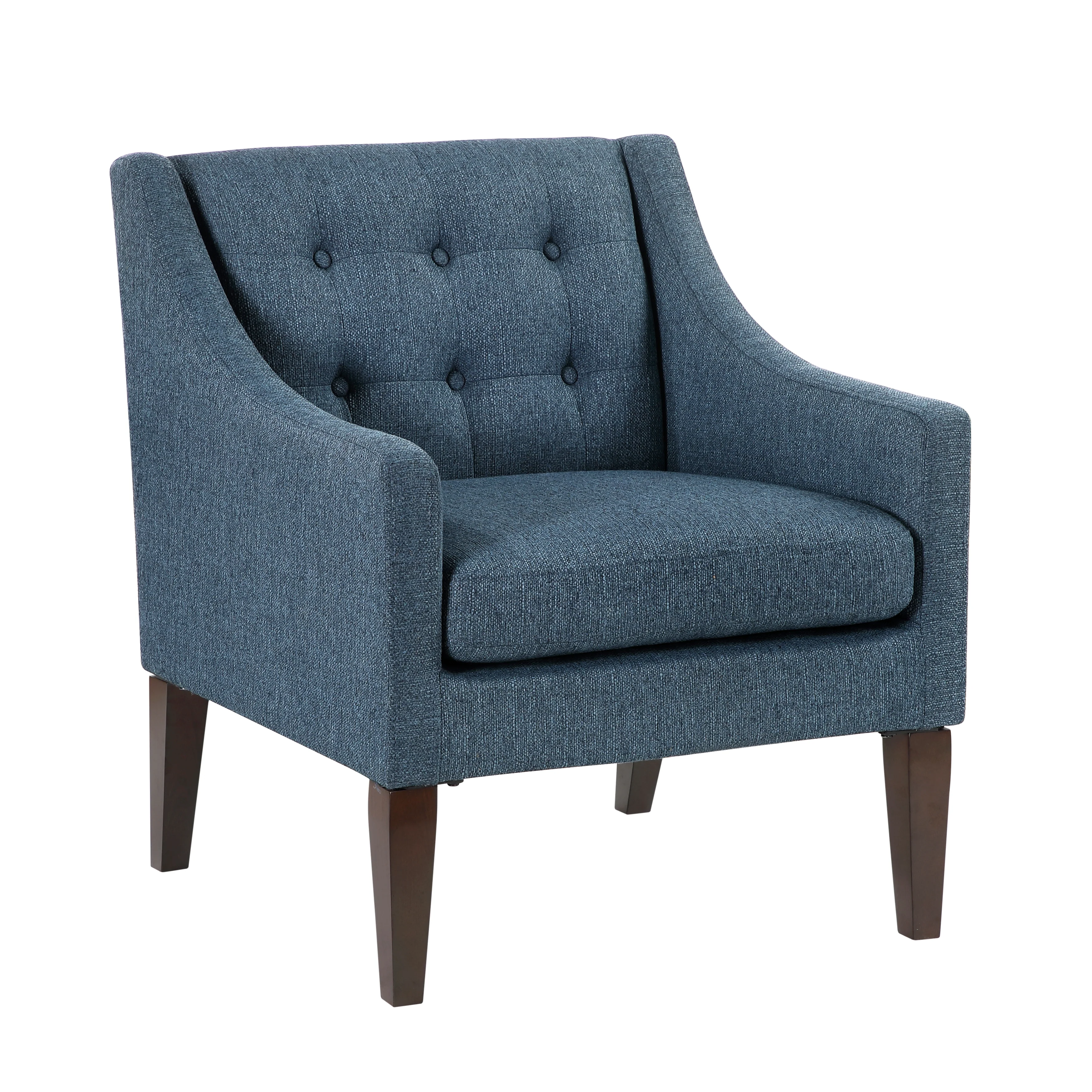Contemporary Button Tufted Accent Chair - Image 3