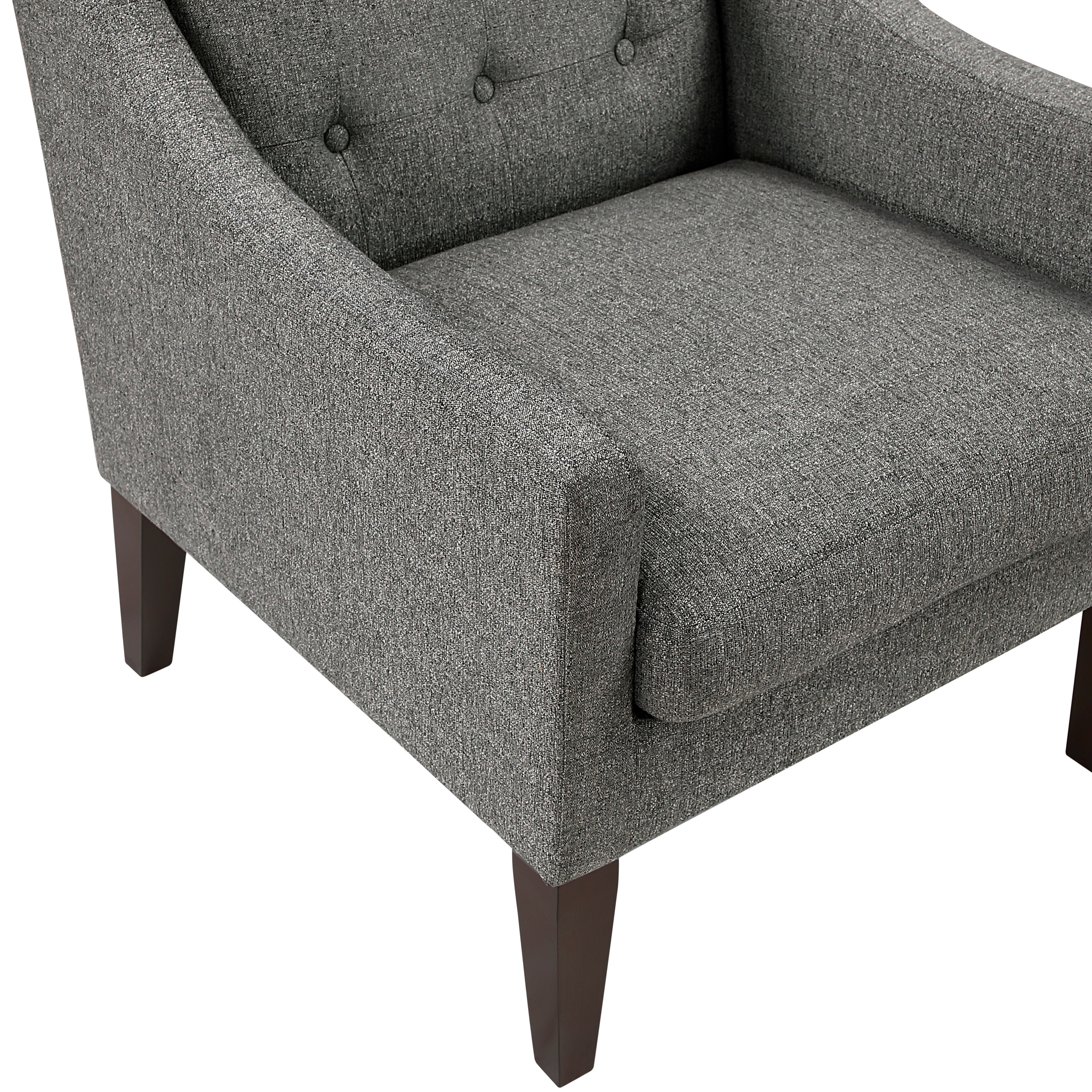 Contemporary Button Tufted Accent Chair - Image 31