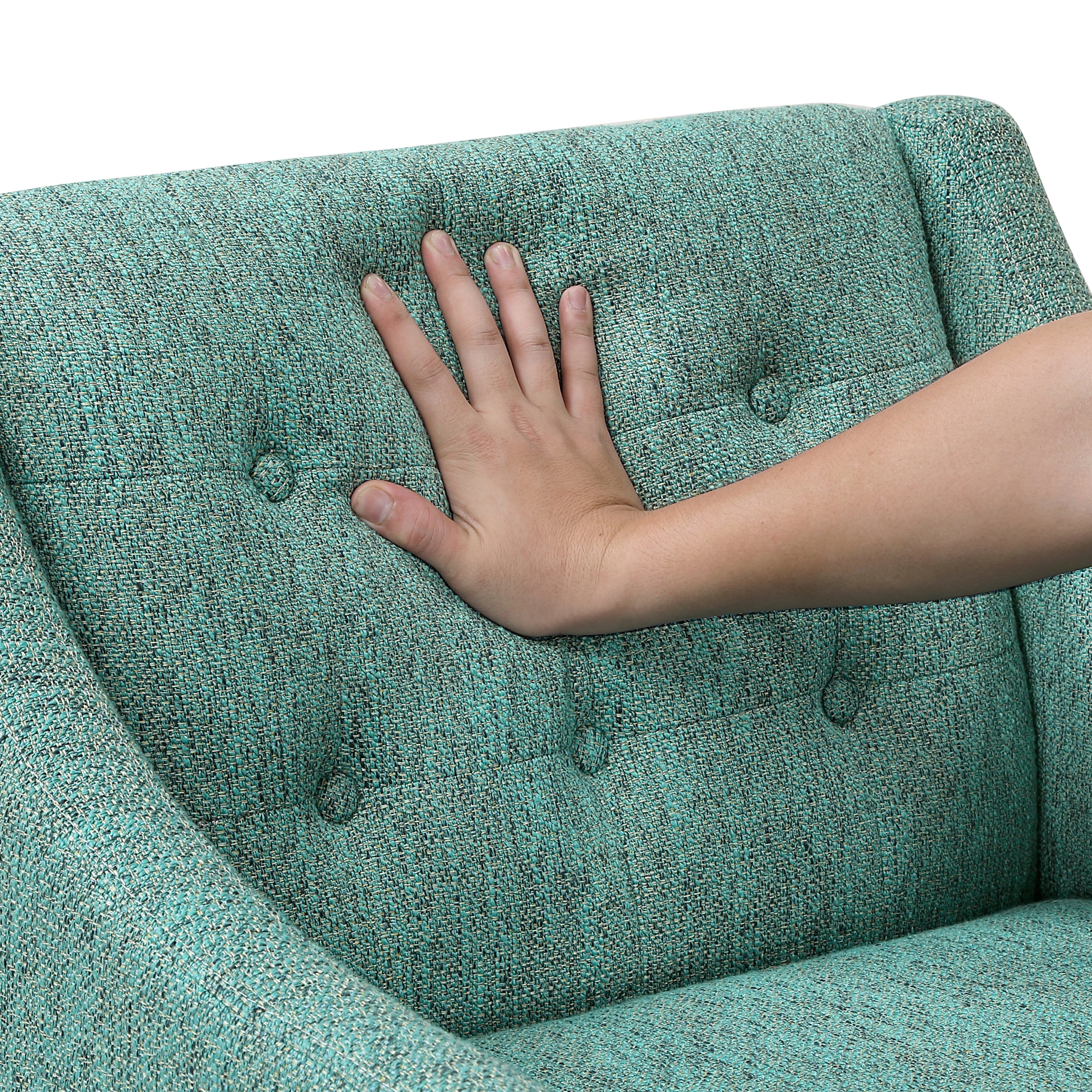 Contemporary Button Tufted Accent Chair - Image 55
