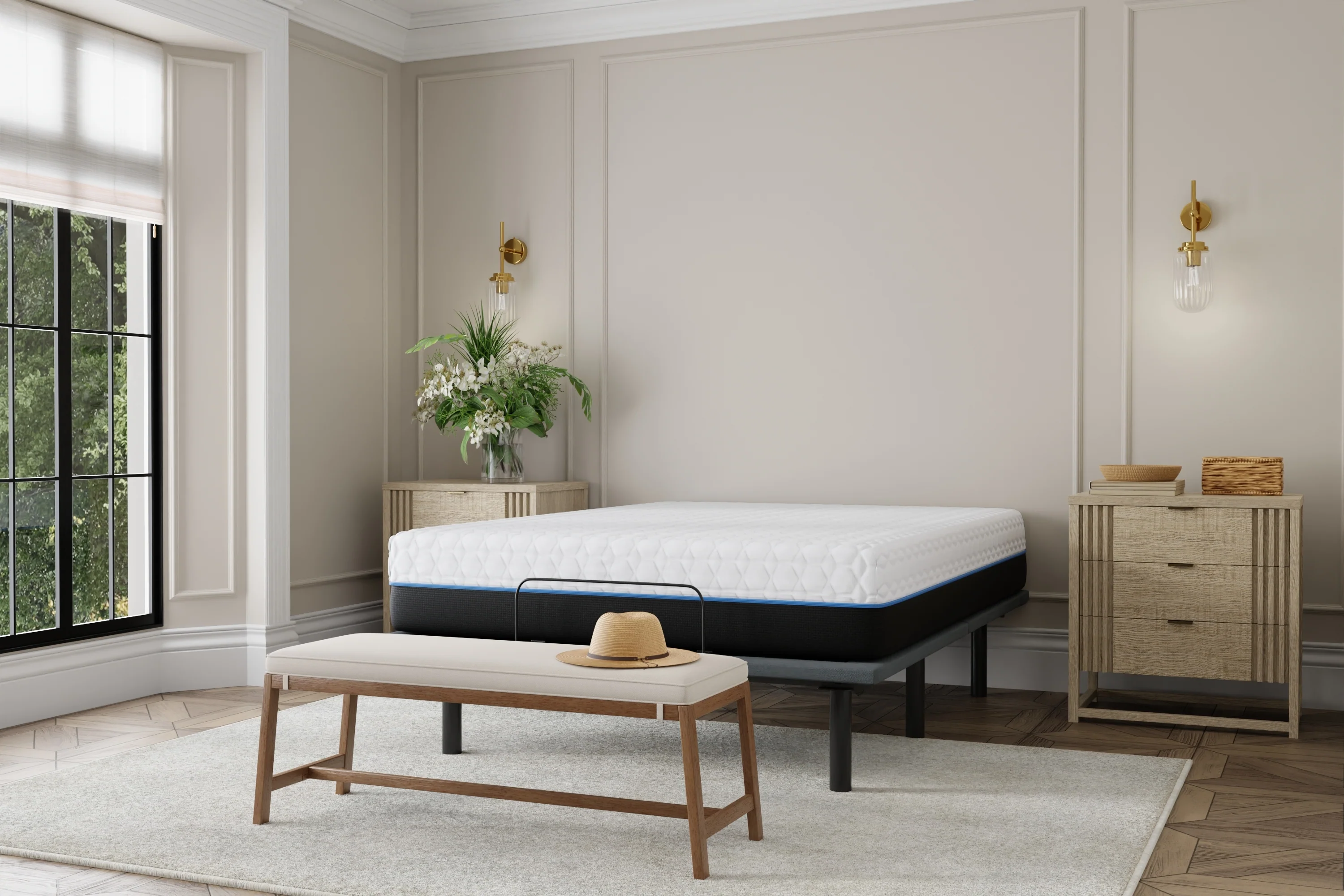 BedTech Copper Lux 12" Soft Memory Foam Mattress With Phase Change Cooling Fabric - Image 7