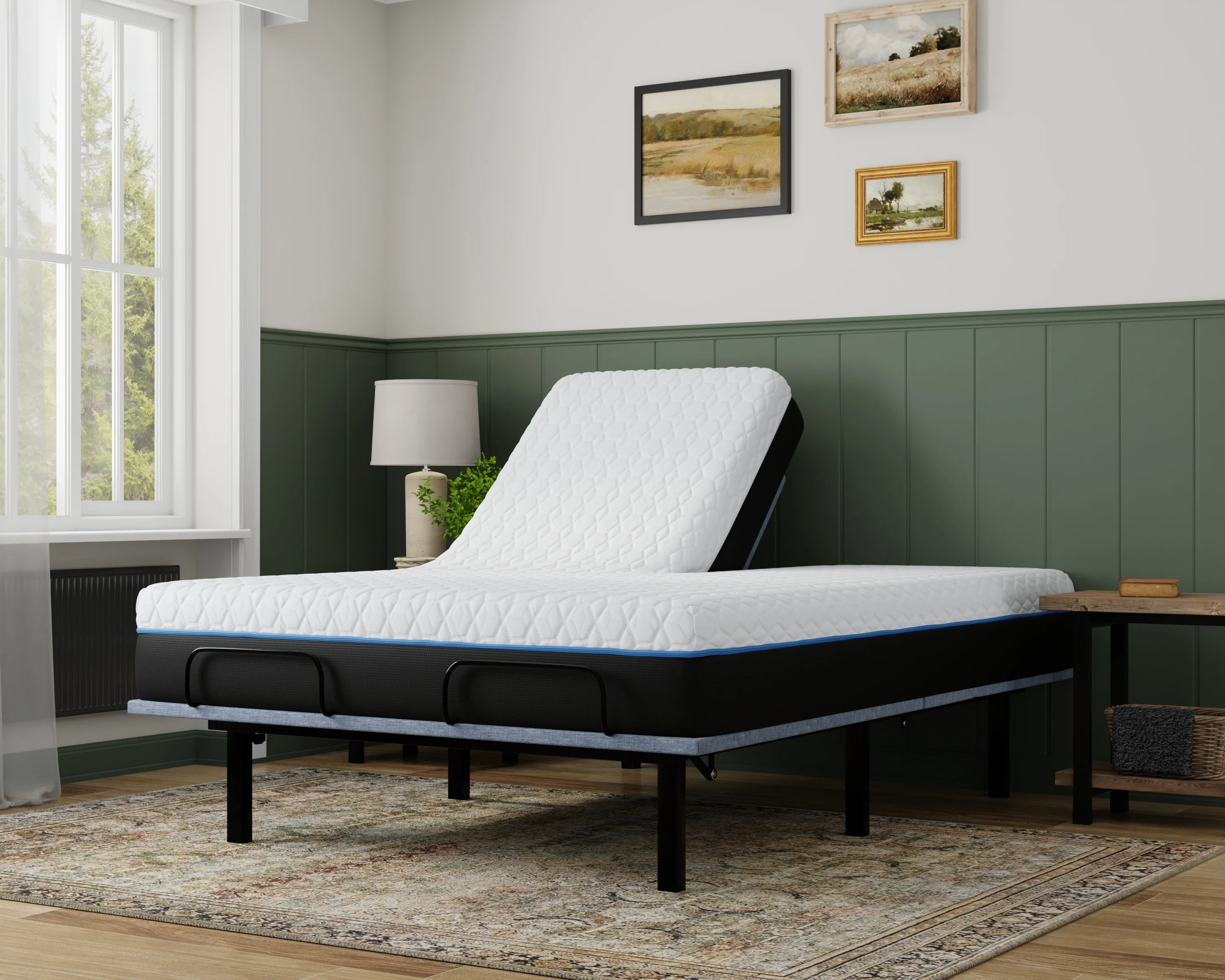 BedTech Copper Lux 12" Split Top Soft Memory Foam Mattress With Phase Change Cooling Fabric - Image 4