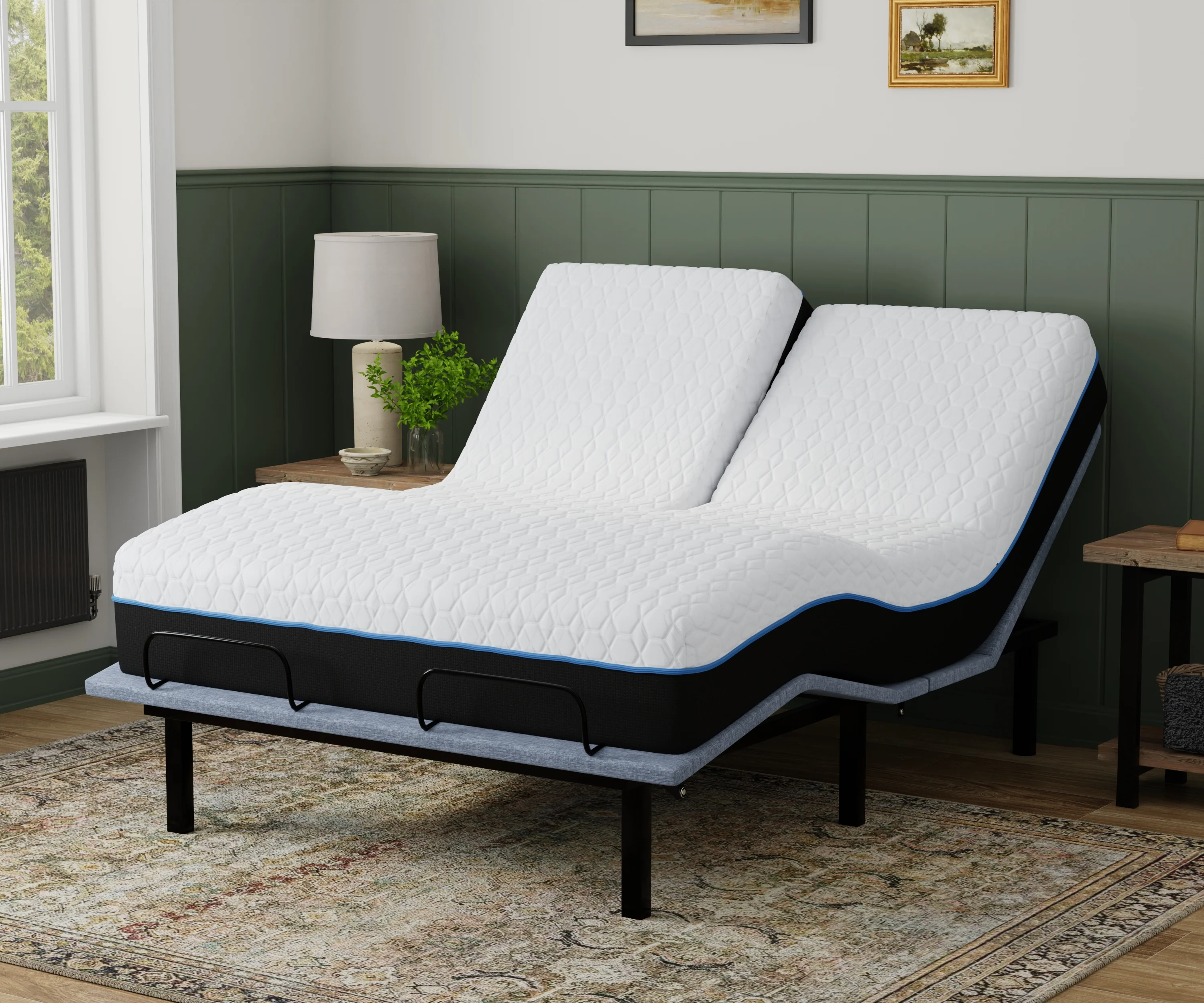 BedTech Copper Lux 14" Split Top Plush Memory Foam Mattress With Phase Change Cooling Fabric - Image 5