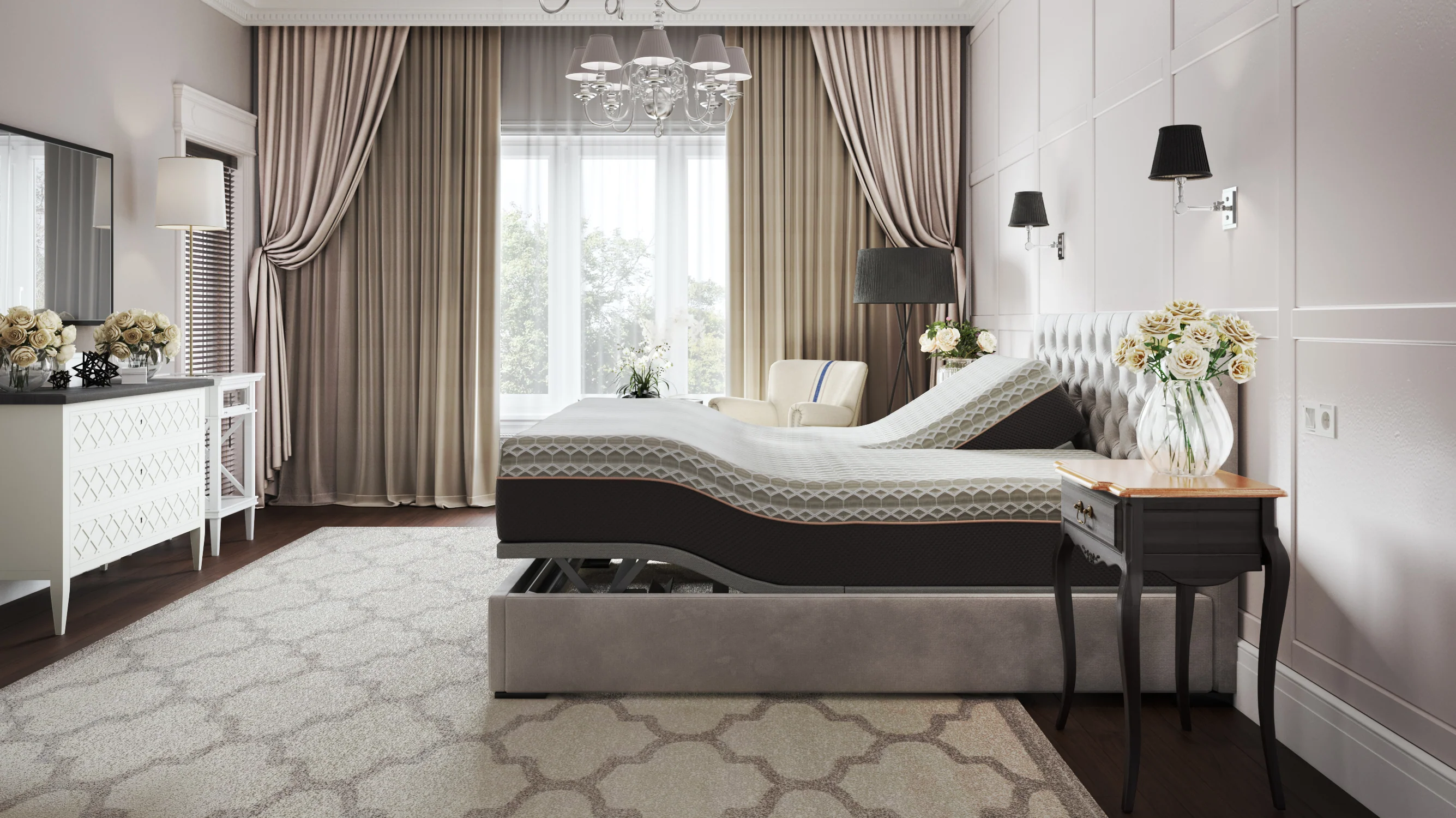 BedTech Copper Lux Hybrid 14" Split Top Mattress With Copper Infused Contouring Memory Comfort Layer and Supportive Coil System - Image 5