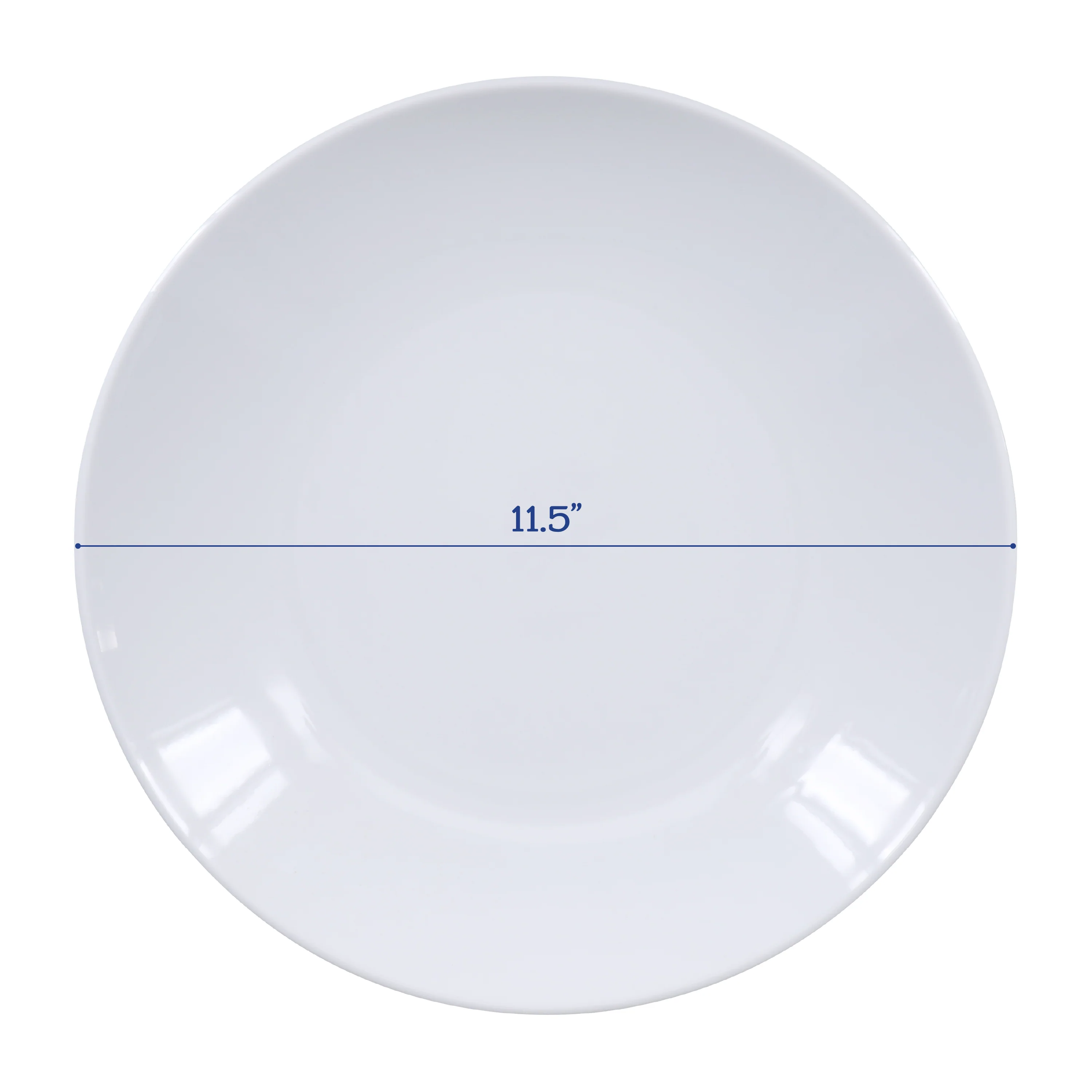 Coupe Shaped Dinner Plates 4 Piece set - Image 3