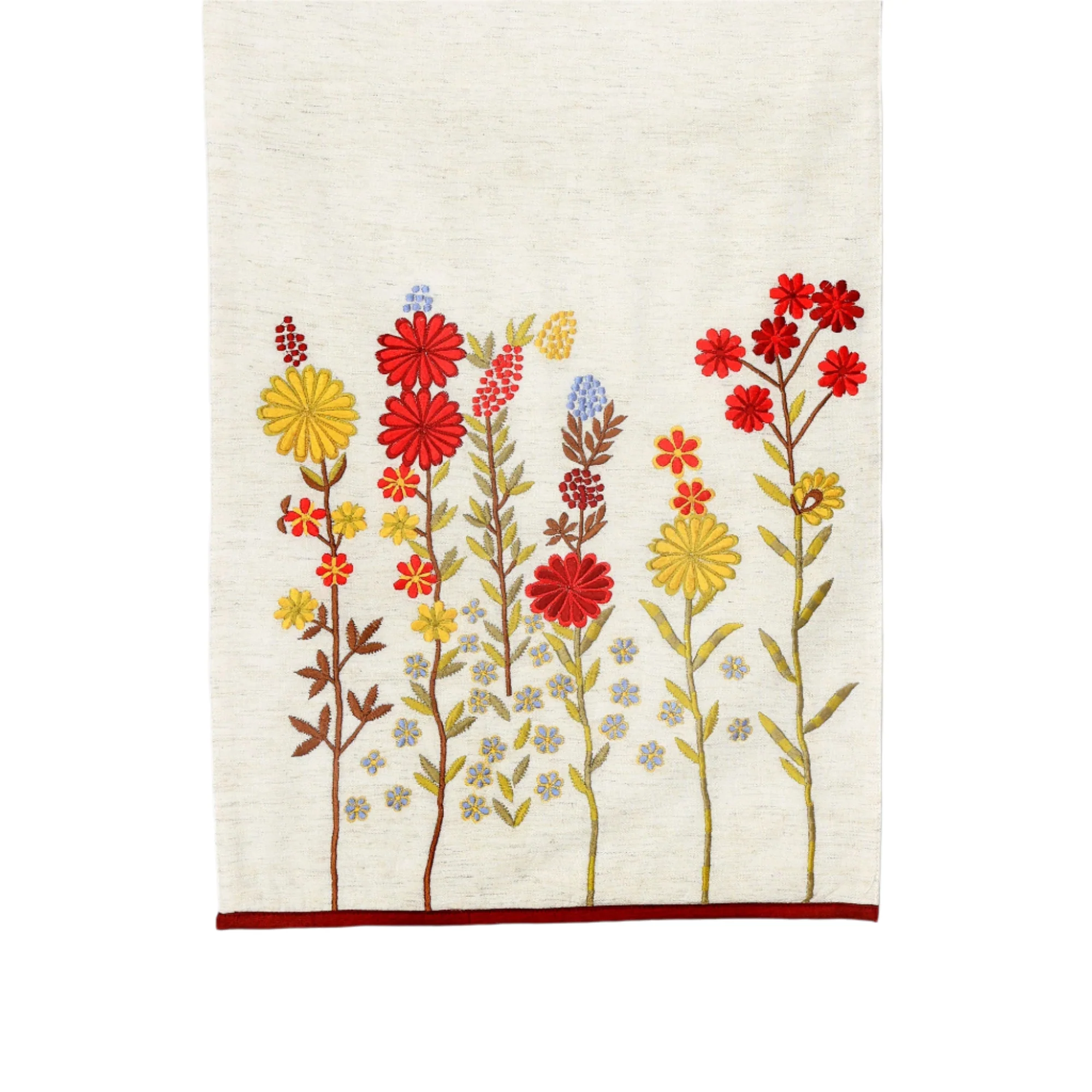 Daisy Embroidered Table Runner 72" - Image 4
