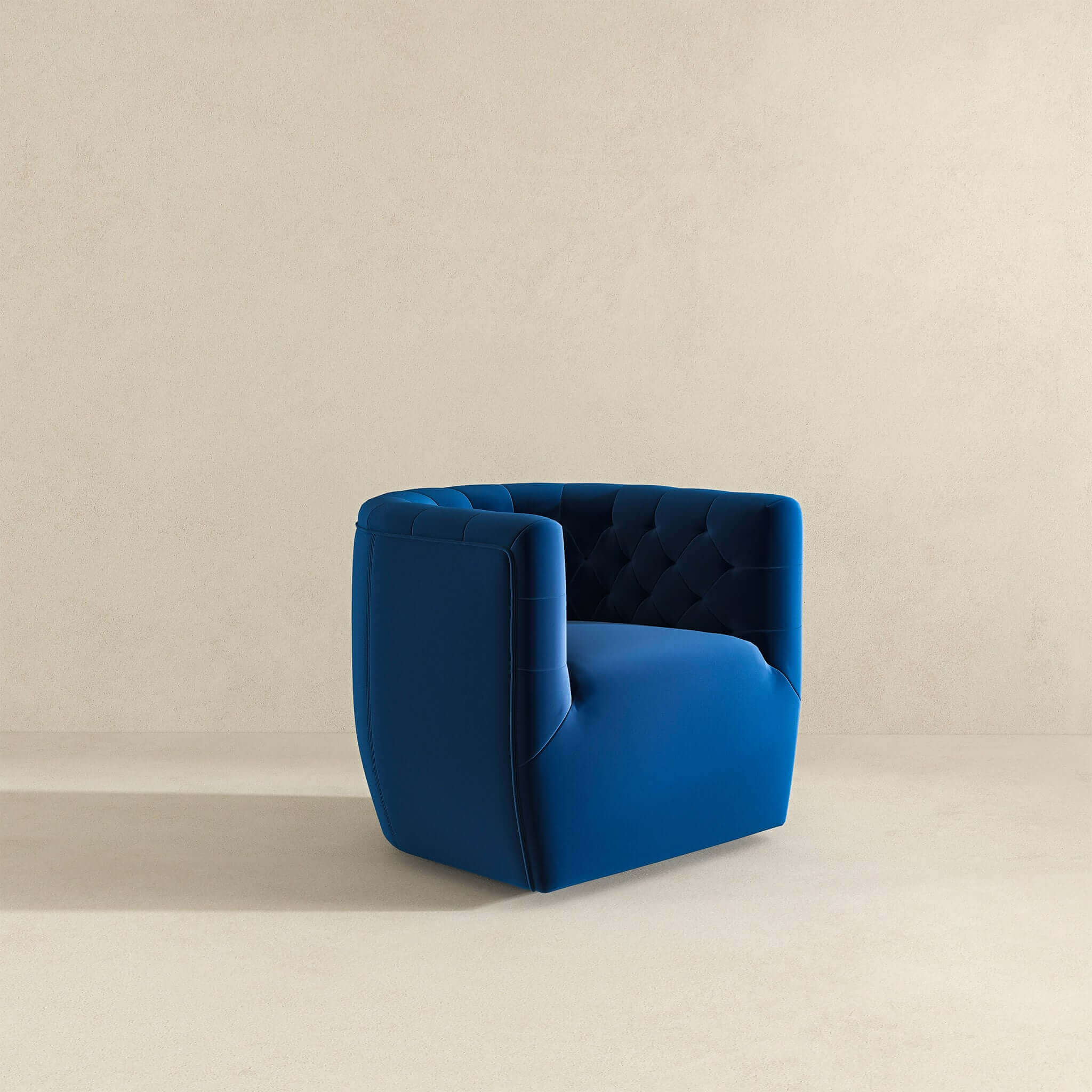 Delaney Velvet Swivel Club Chair - Image 10