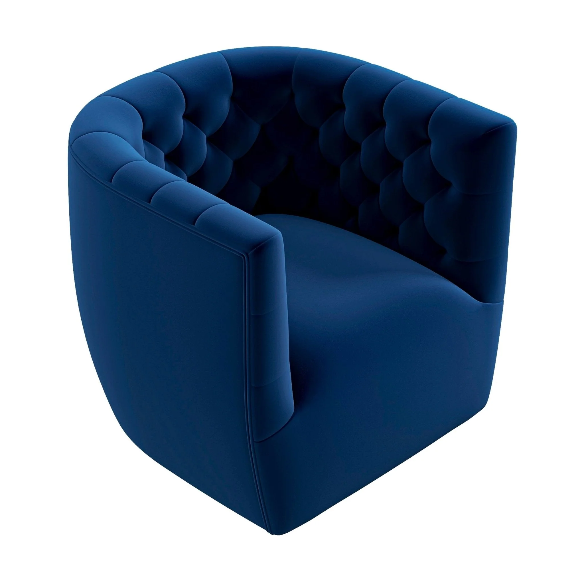 Delaney Velvet Swivel Club Chair - Image 20
