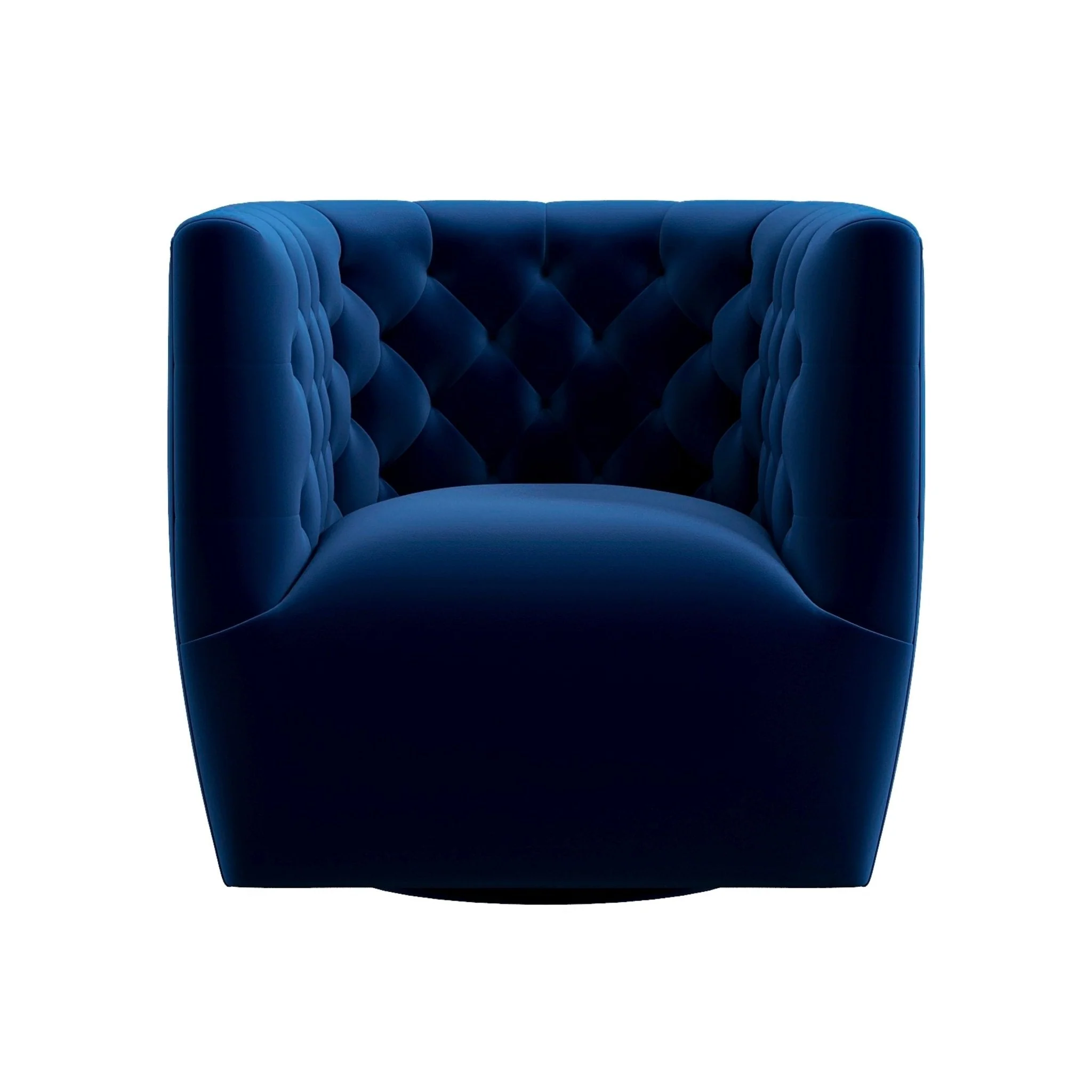 Delaney Velvet Swivel Club Chair - Image 21