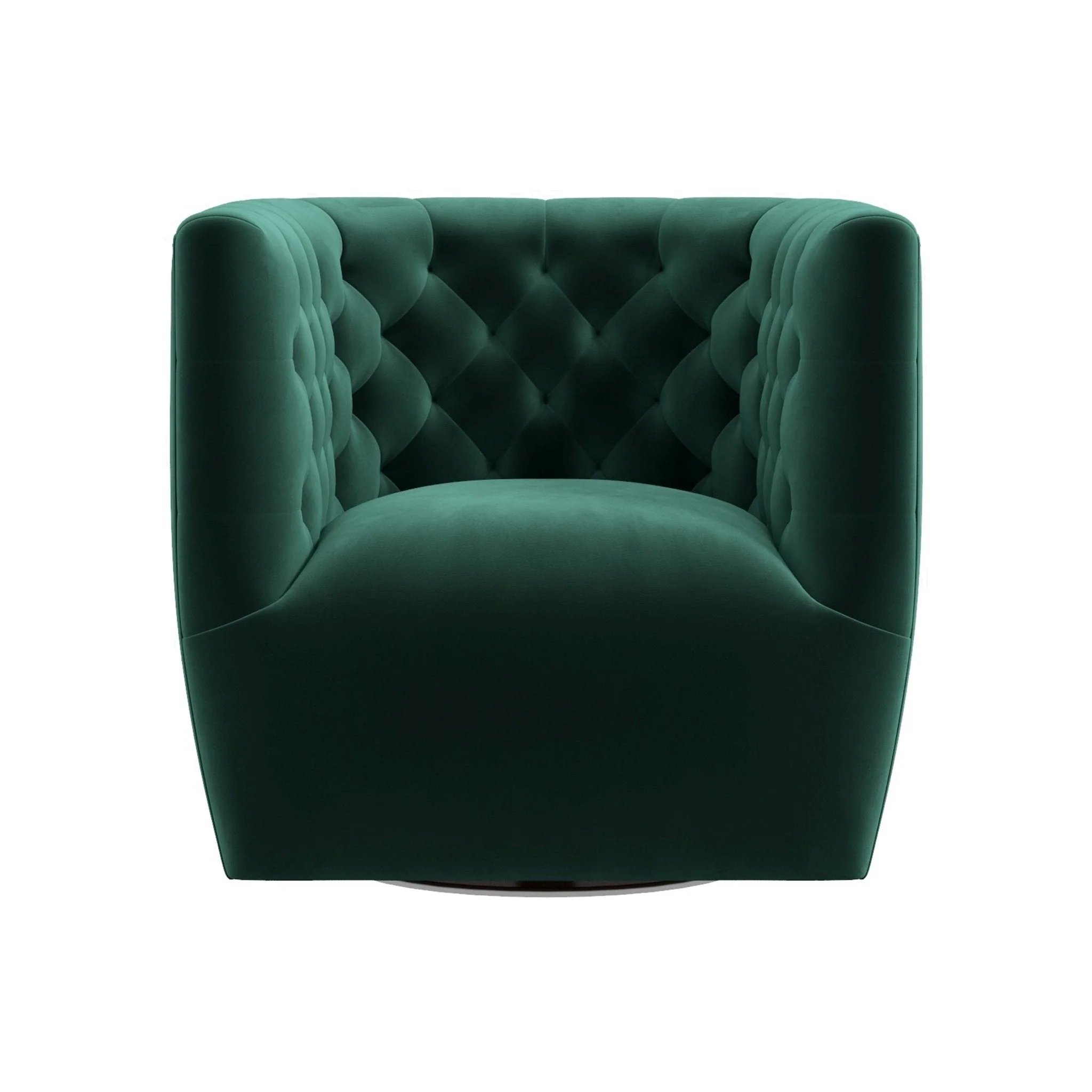 Delaney Velvet Swivel Club Chair - Image 31