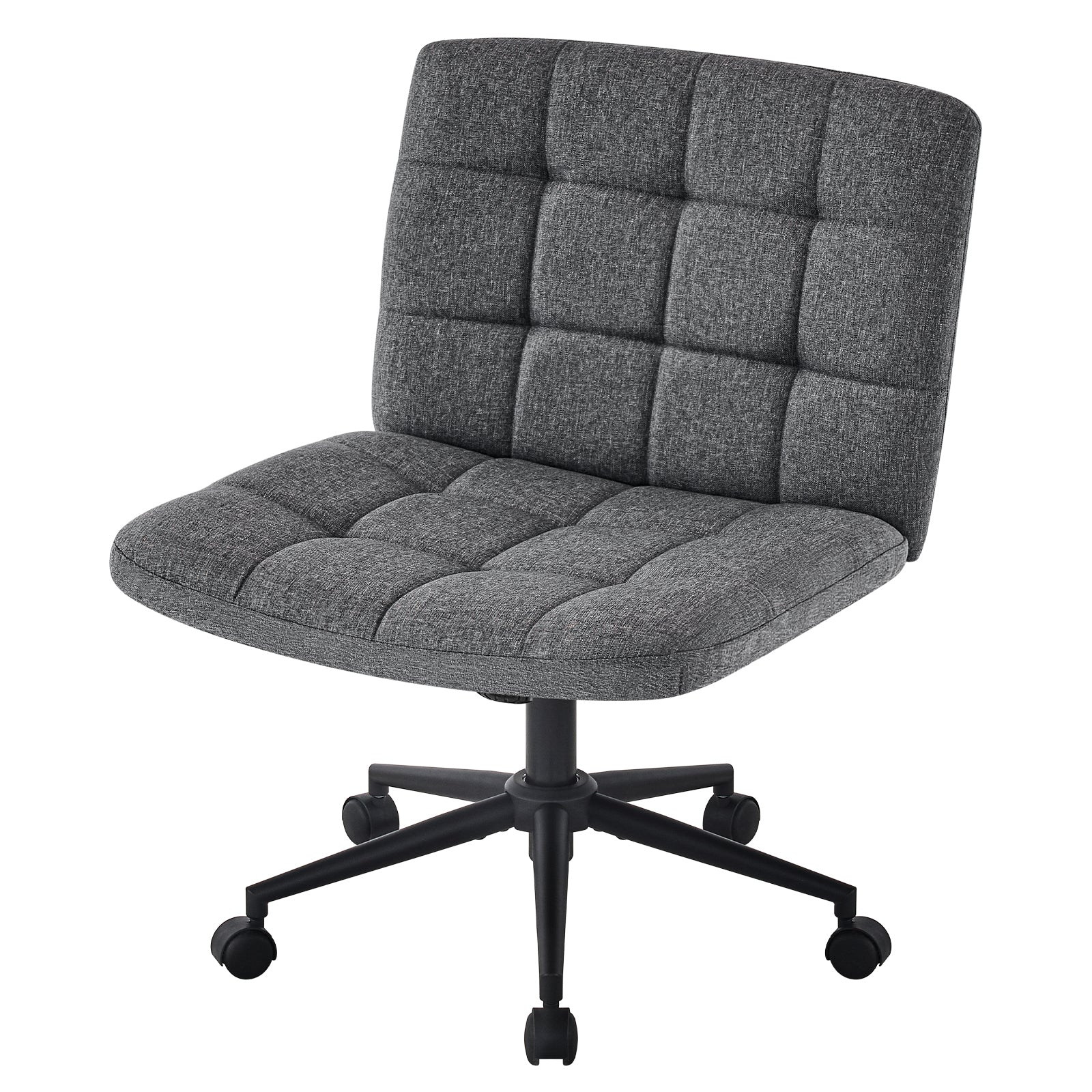 Desk Chair with Wheels, Armless Desk Chair, Adjustable Height 360° Rolling Swivel - Image 30