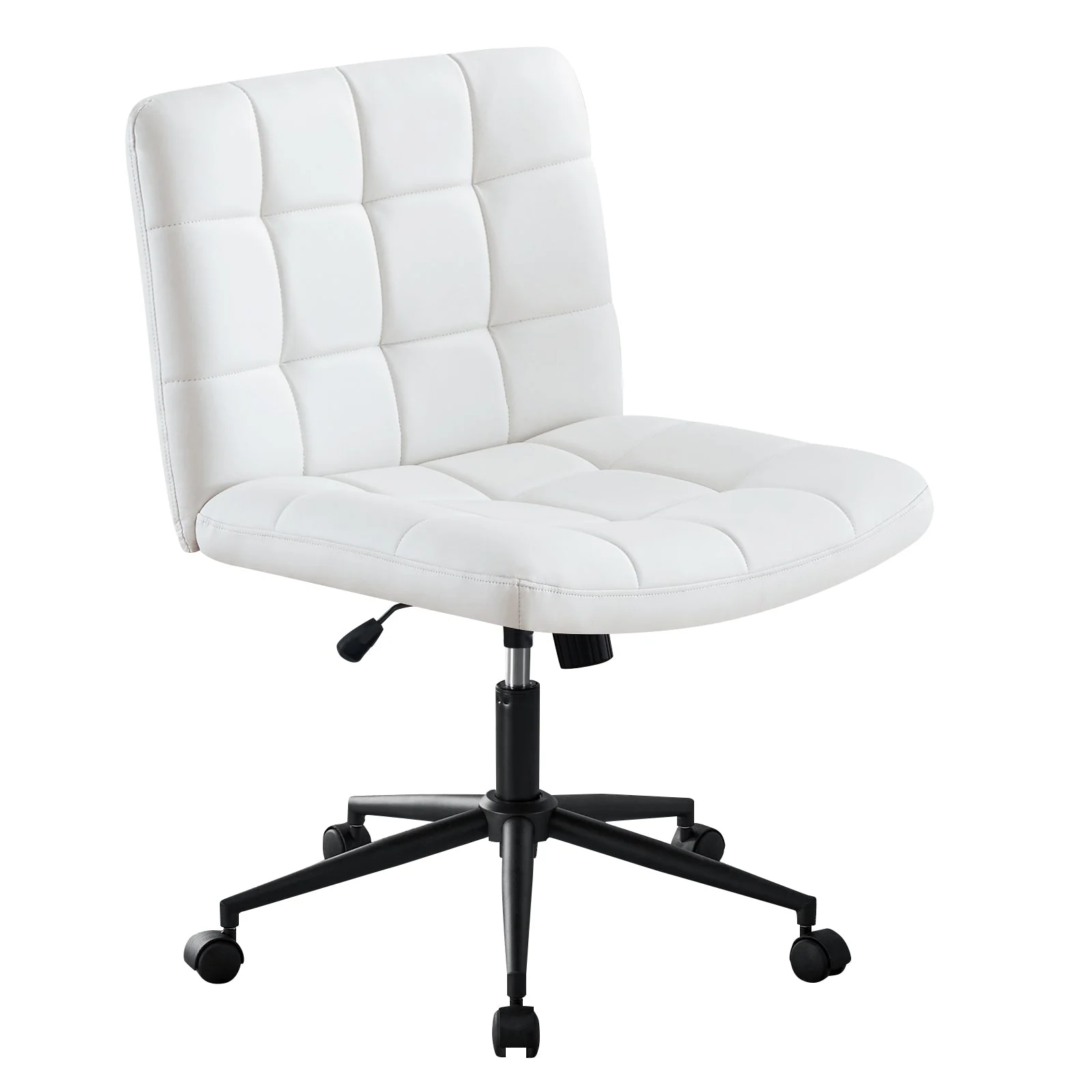 Desk Chair with Wheels, Armless Desk Chair, Adjustable Height 360° Rolling Swivel - Image 39