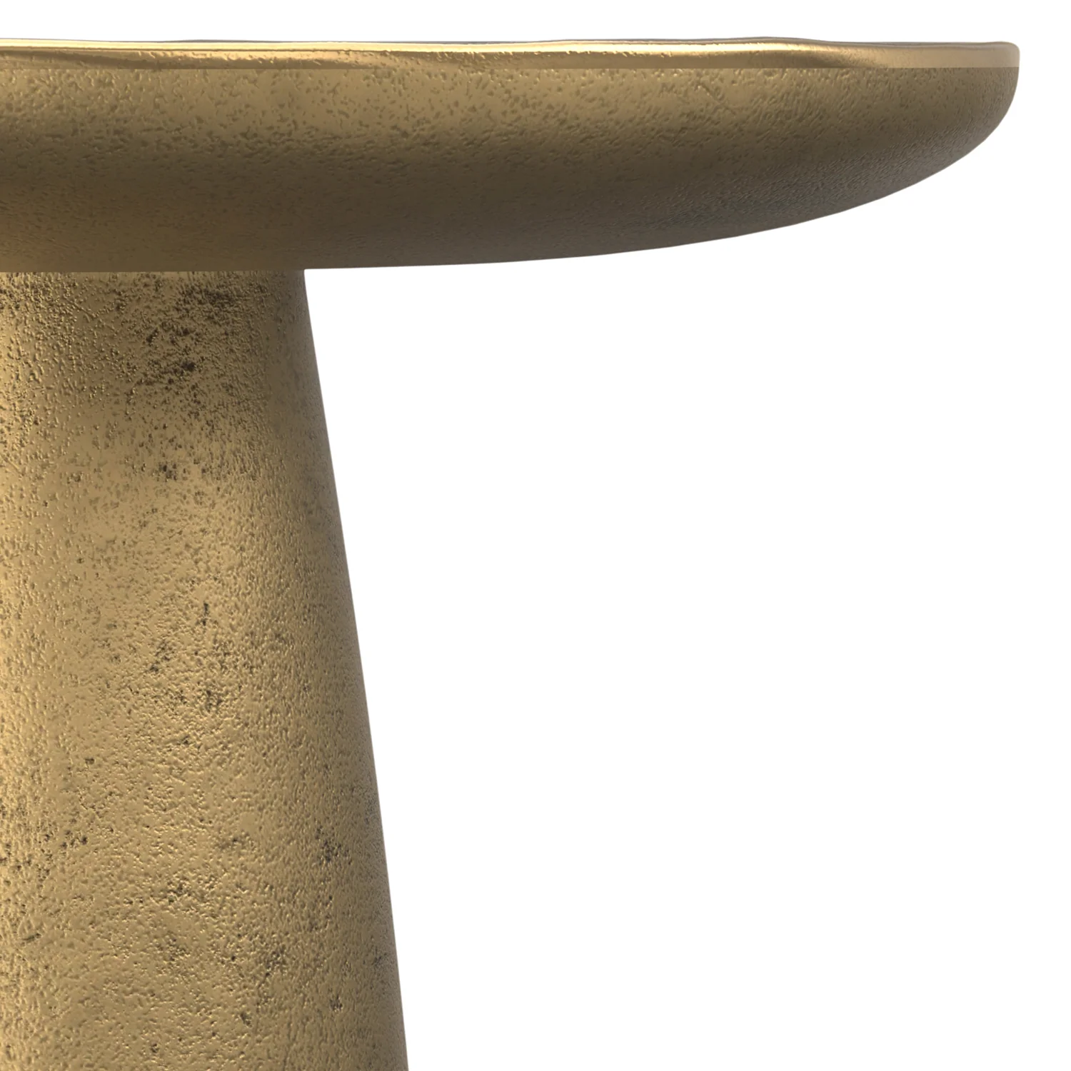 Dominique Cast Aluminum Side Table - Image 10