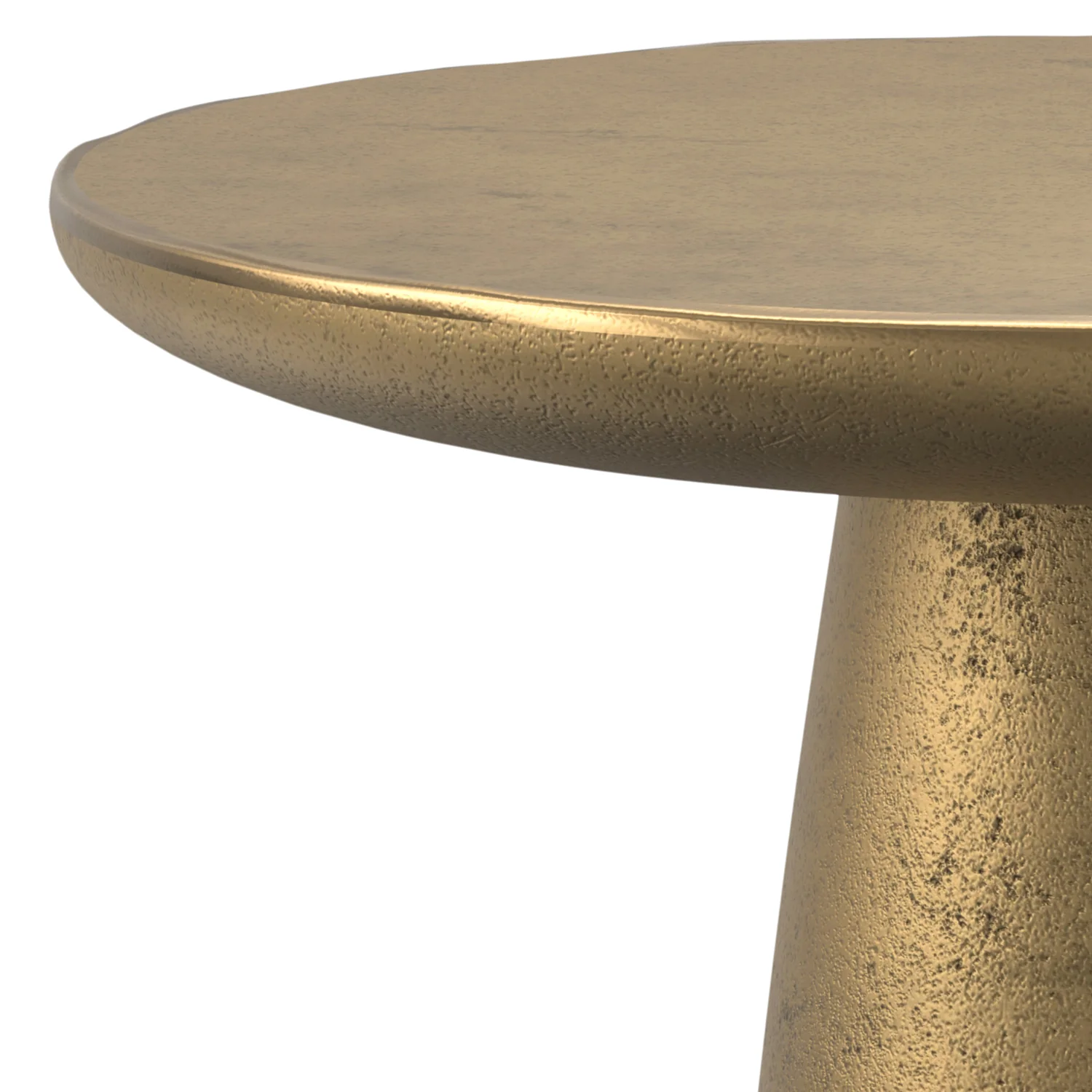 Dominique Cast Aluminum Side Table - Image 6