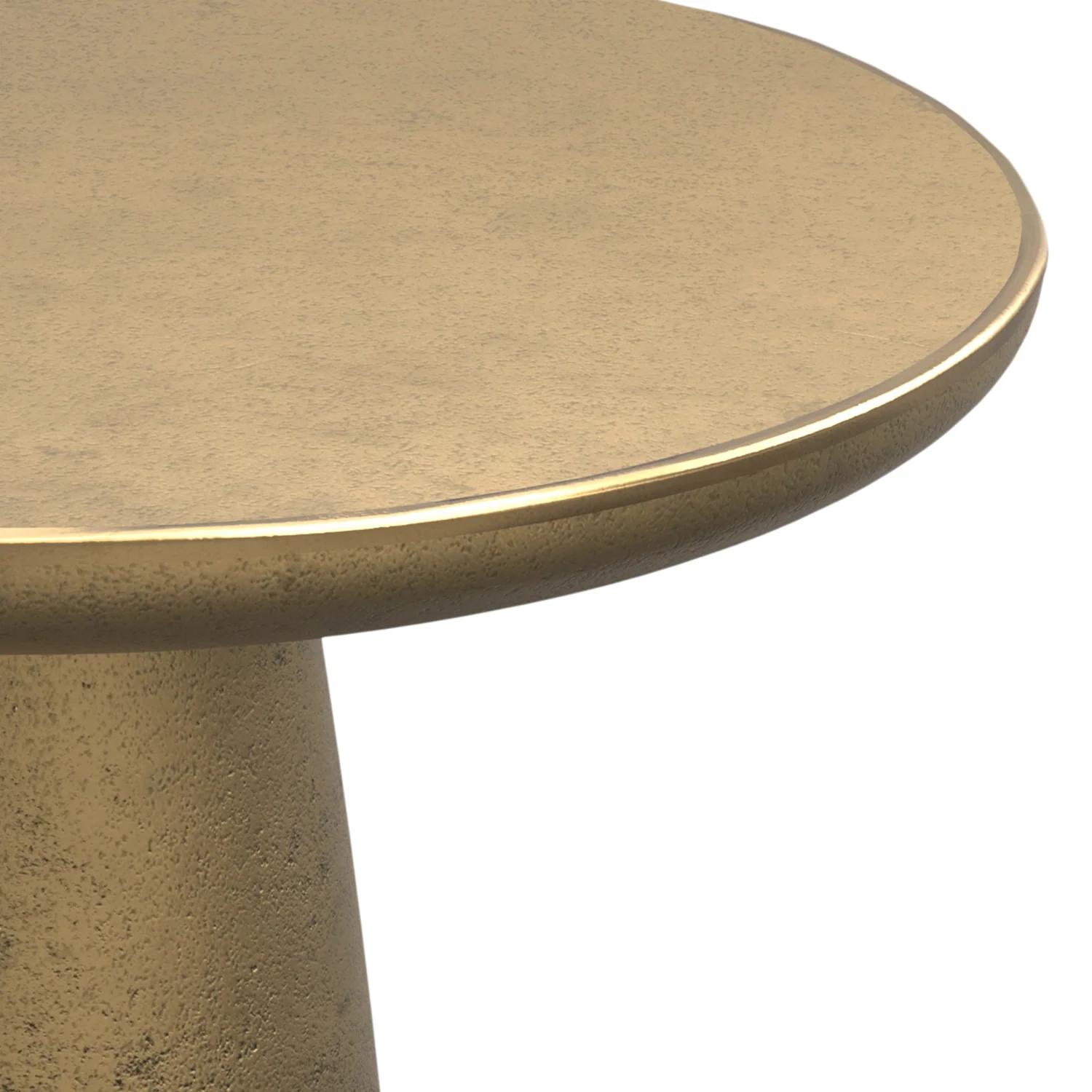 Dominique Cast Aluminum Side Table - Image 8