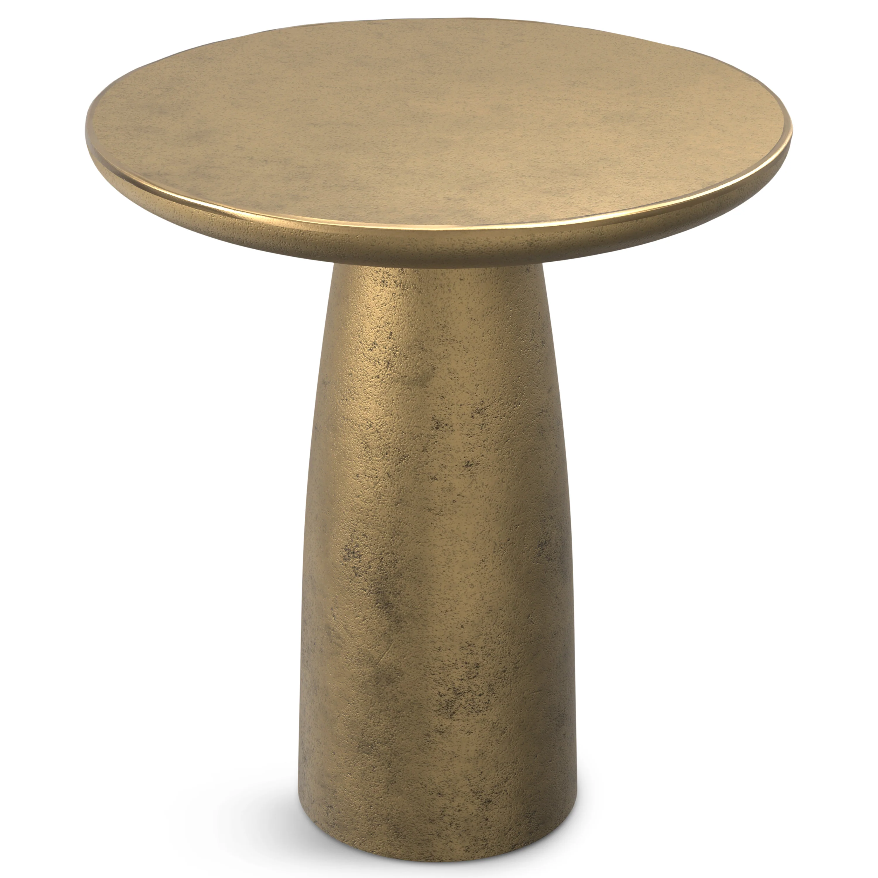 Dominique Cast Aluminum Side Table - Image 9