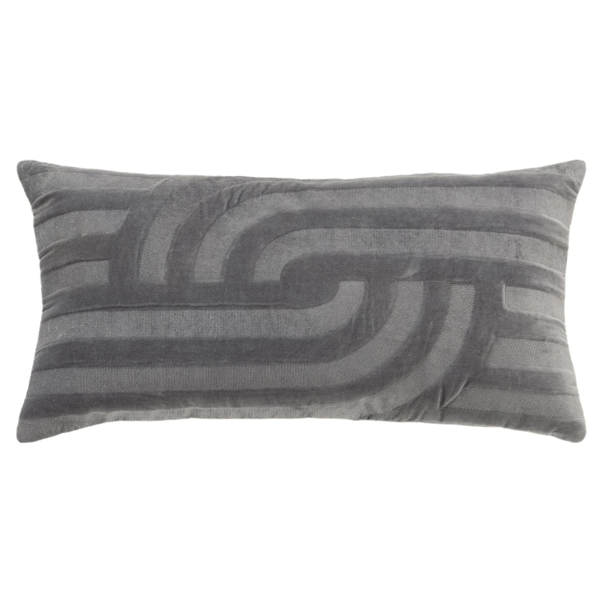 Embroidered 100% Cotton Abstract Decorative Throw Pillow - Image 20