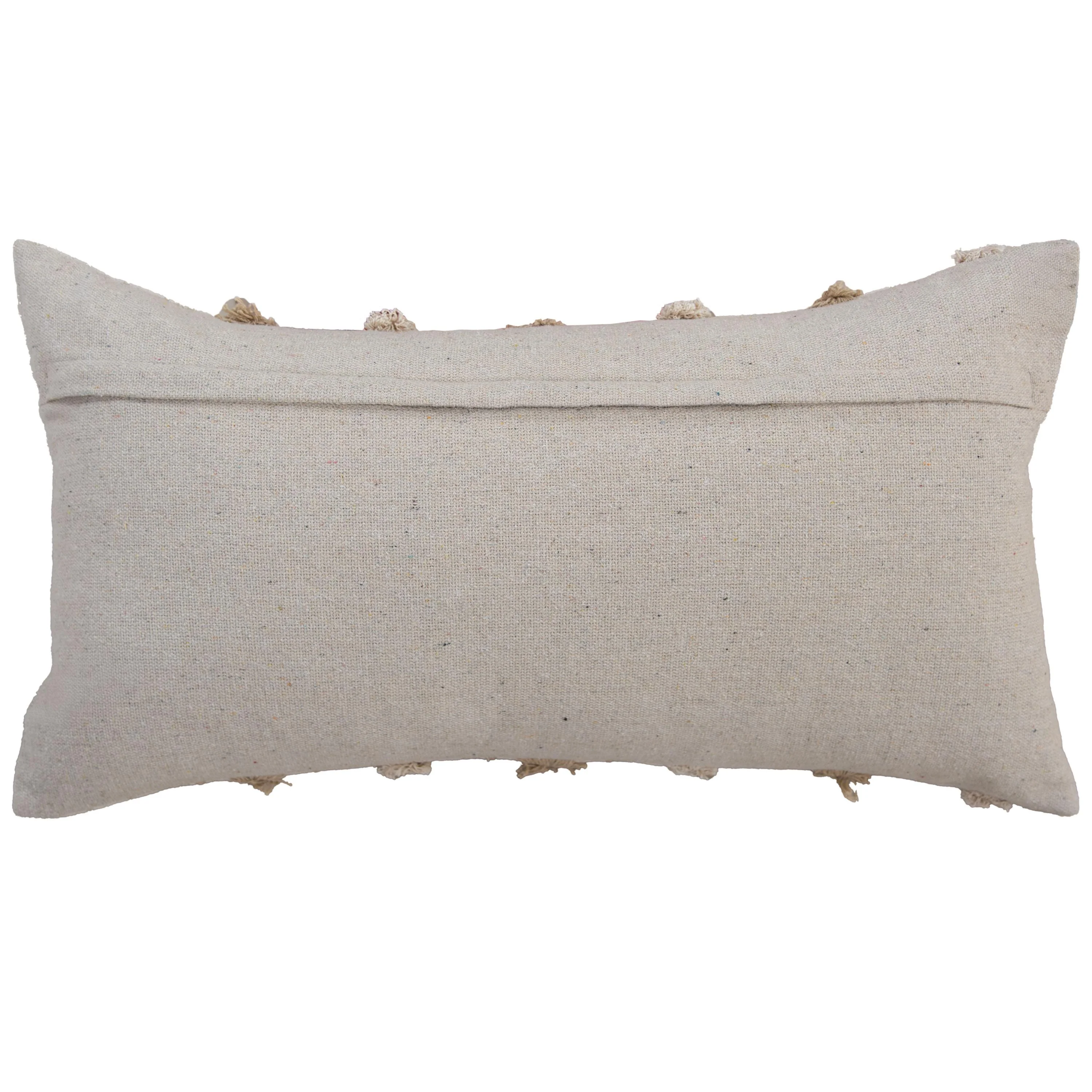 Embroidered Stripe Lumbar Throw Pillow - Image 12