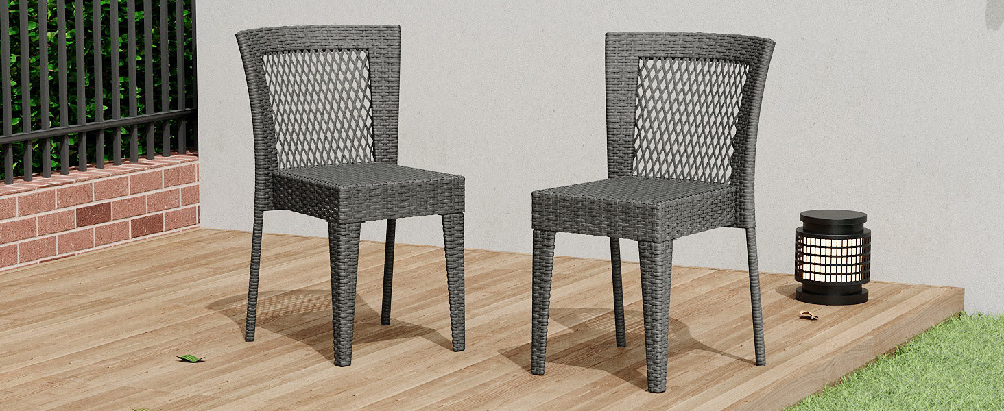 Farley Stacking Outdoor Dining Chairs, Set of 2 - Image 22