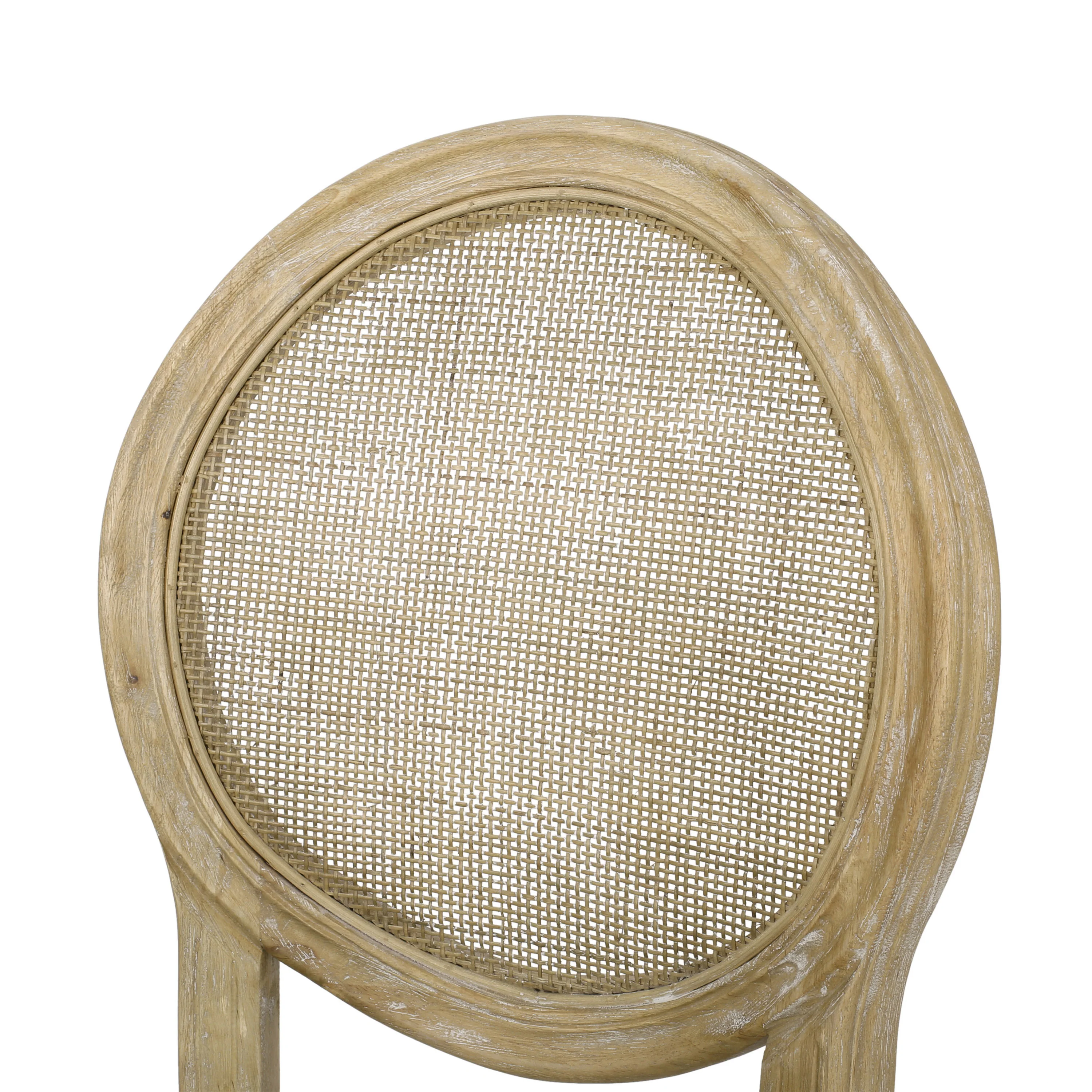 French Country Cane Bar Stool, Set of 2 - Image 12