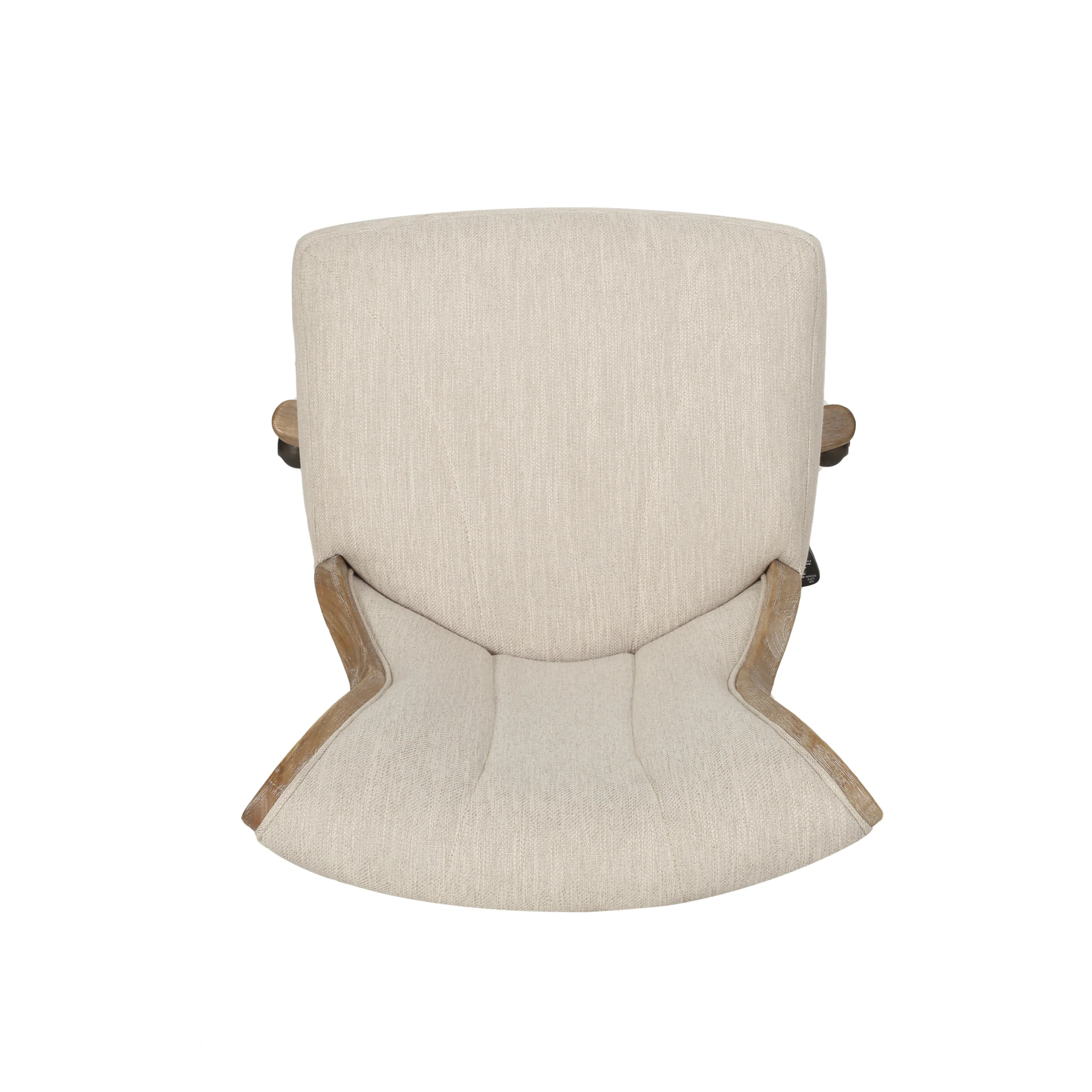 French Country Fan Back Swivel & Lift Office Chair - Image 11
