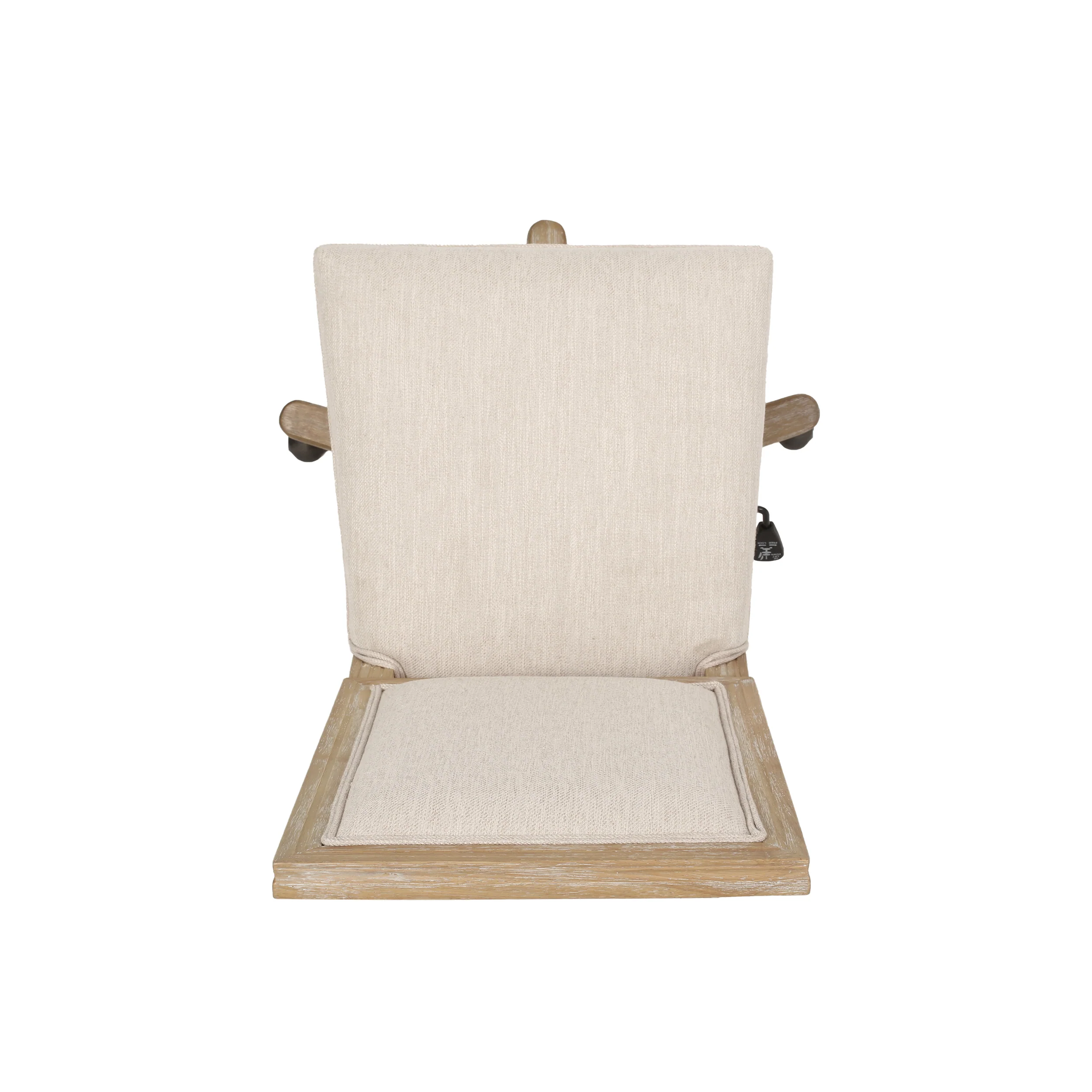 French Country Square Back Swivel & Lift Office Chair - Image 11