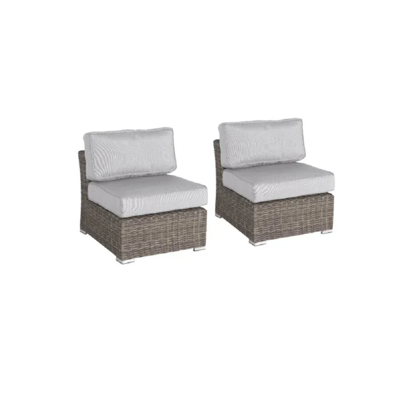 Fully Assembled Outdoor Wicker Patio Sofa - Image 6