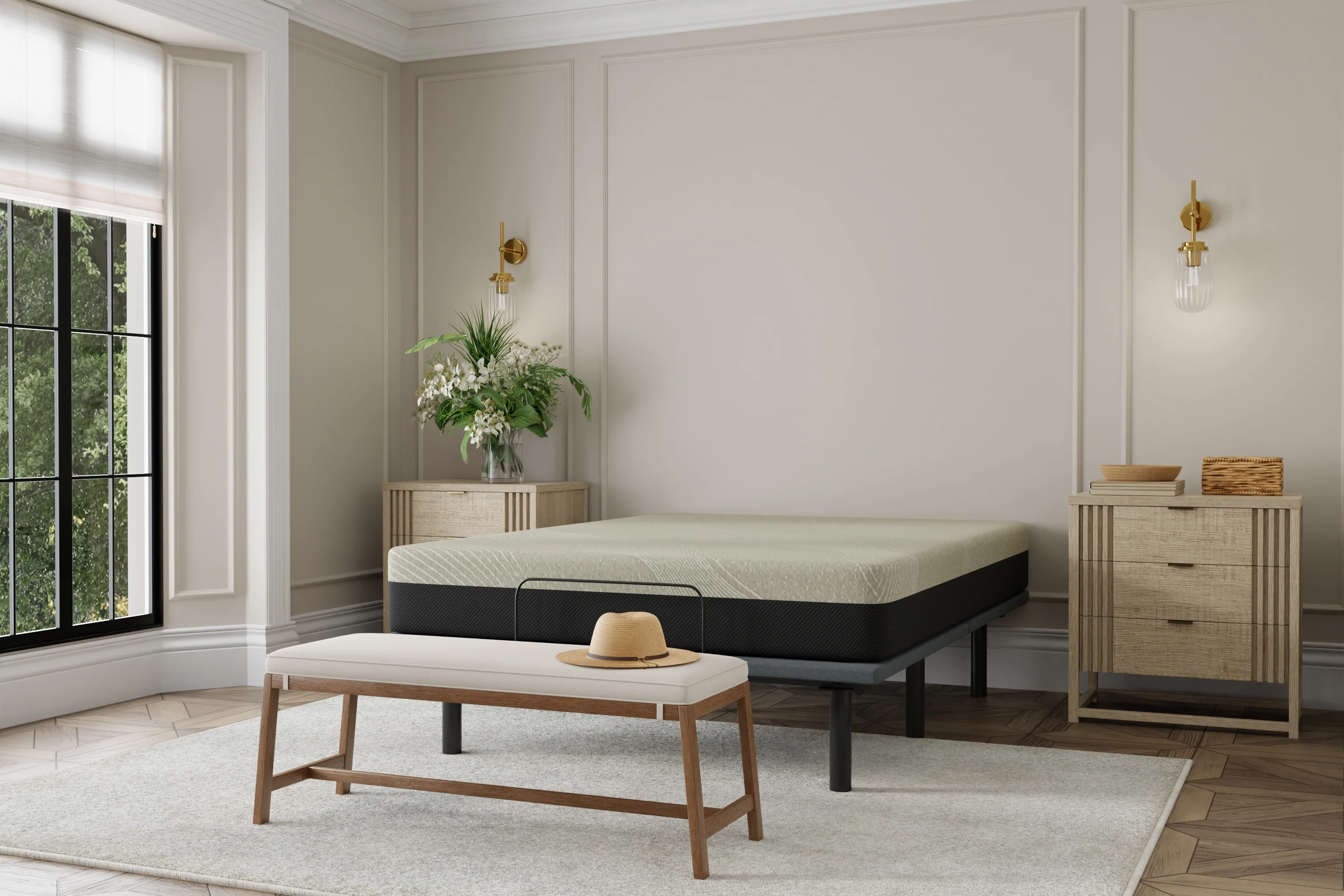 BedTech Gel Comfort 10" Medium Firm Mattress - Image 5