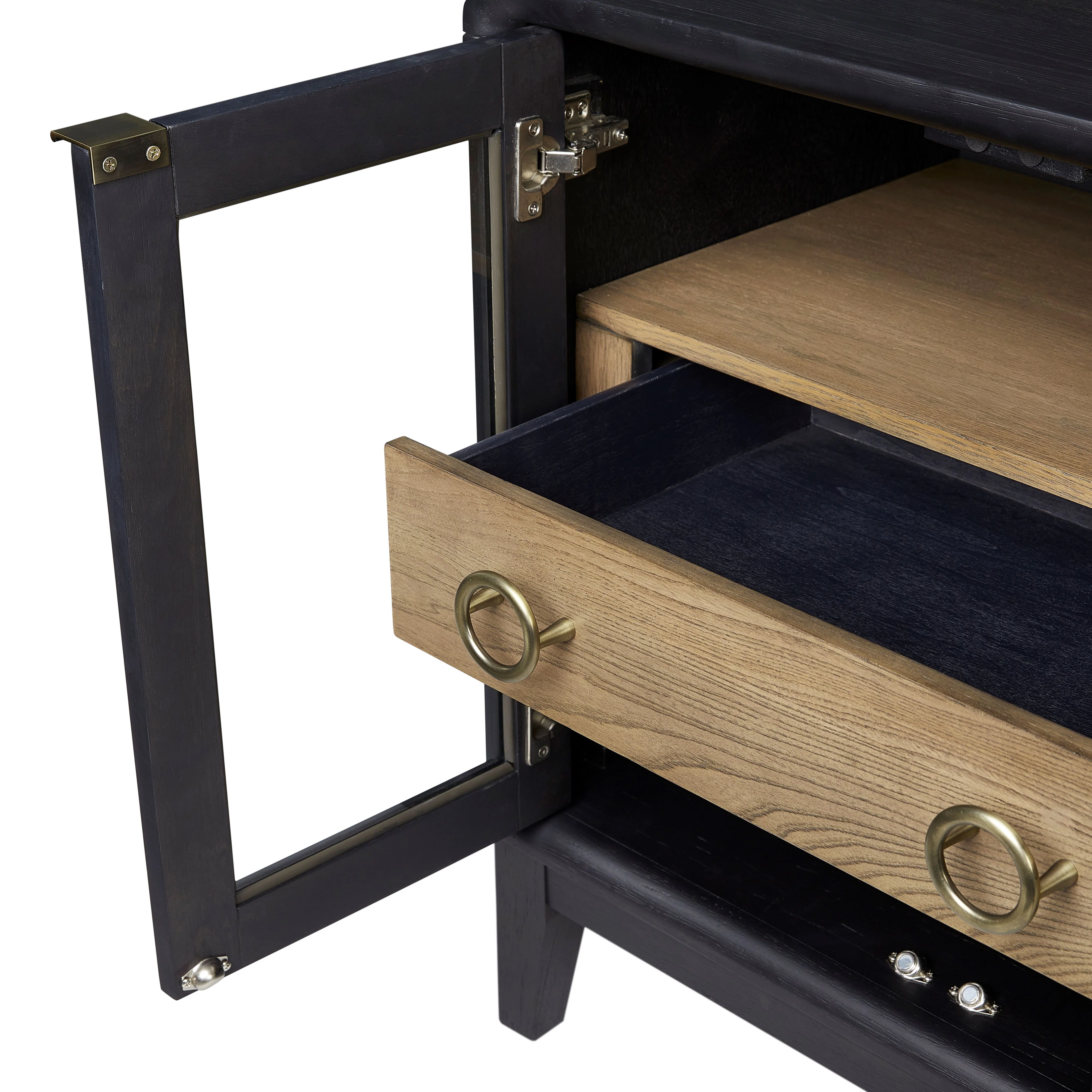 Glass Door Nightstand - Image 3