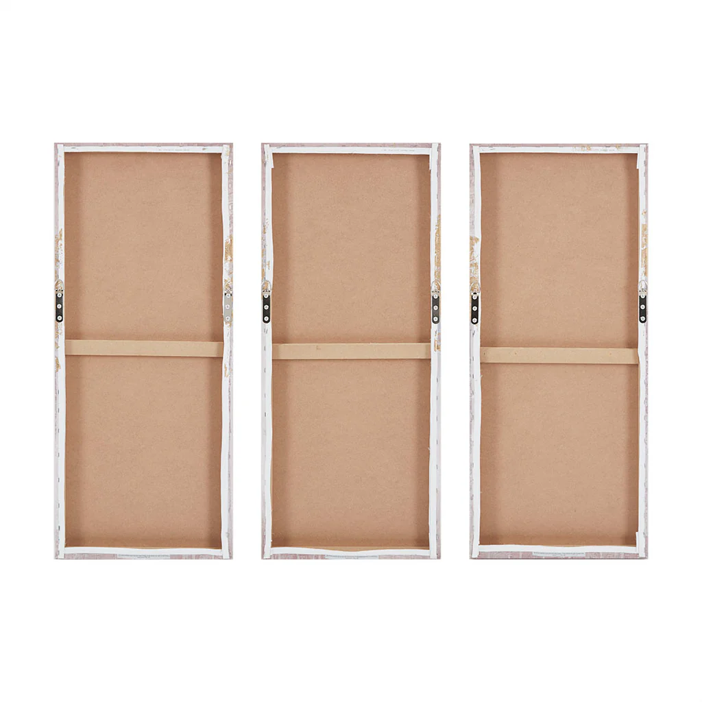 Gold Foil Abstract 3-piece Canvas Wall Art Set - Image 6