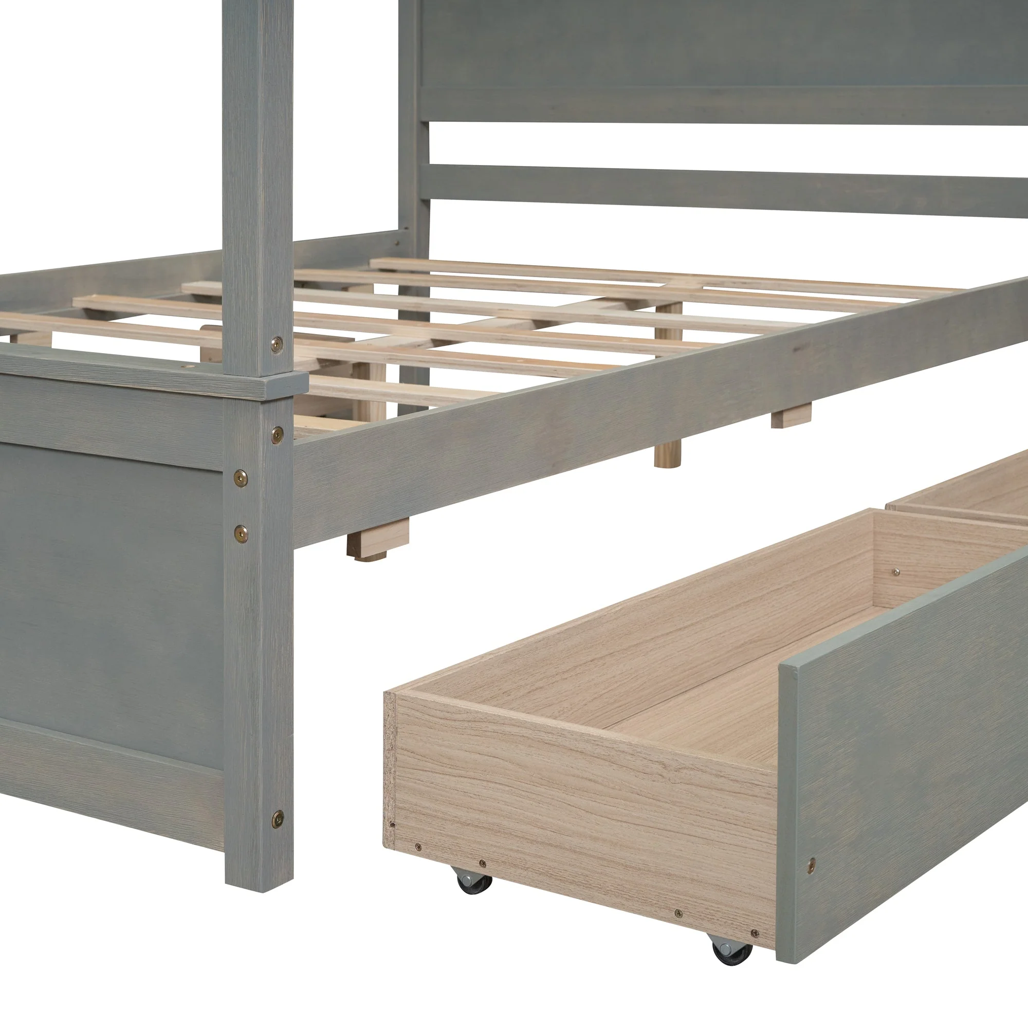 Grant Canopy Bed with Four Drawers - Image 18