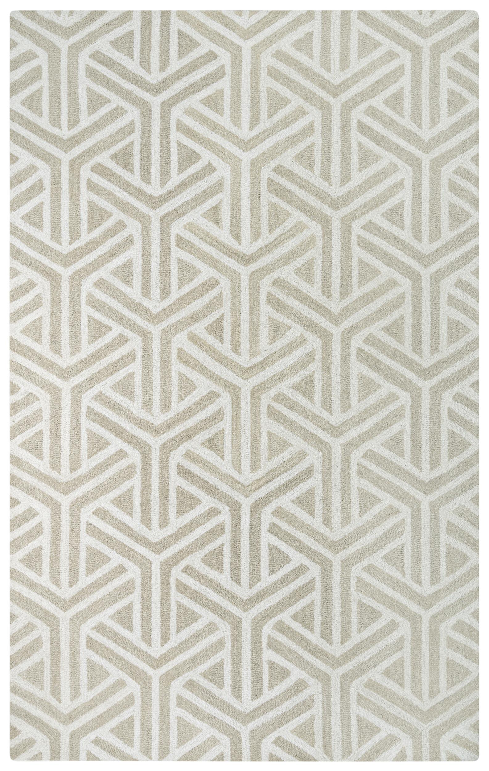 Hand Tufted 100% Wool Geometric Area Rug - Image 19