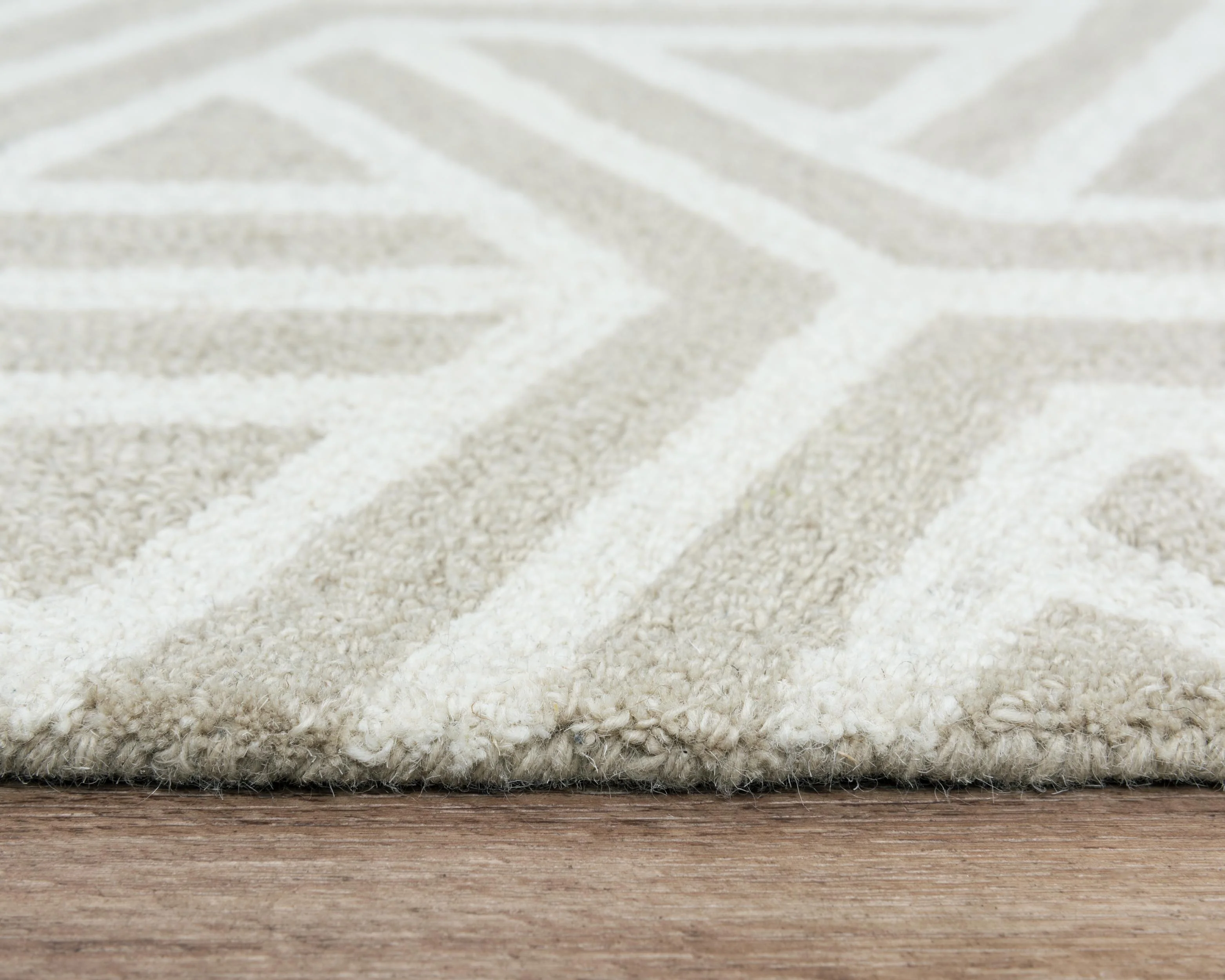 Hand Tufted 100% Wool Geometric Area Rug - Image 24