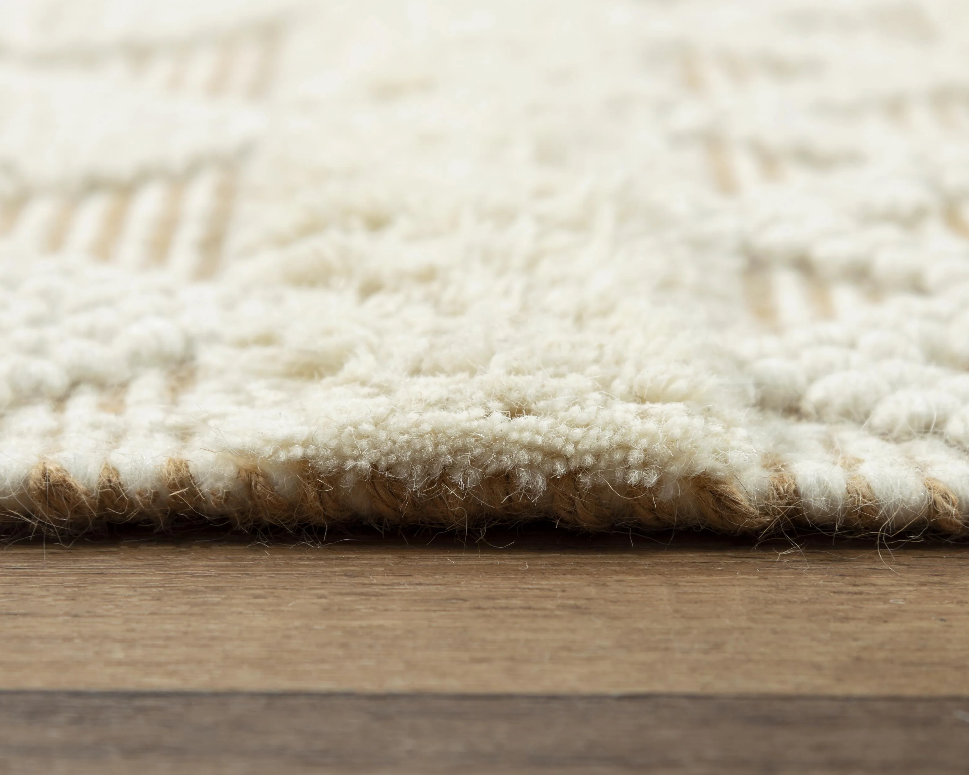 Hand Woven 100% Jute Geometric/Boho Area Rug - Image 6