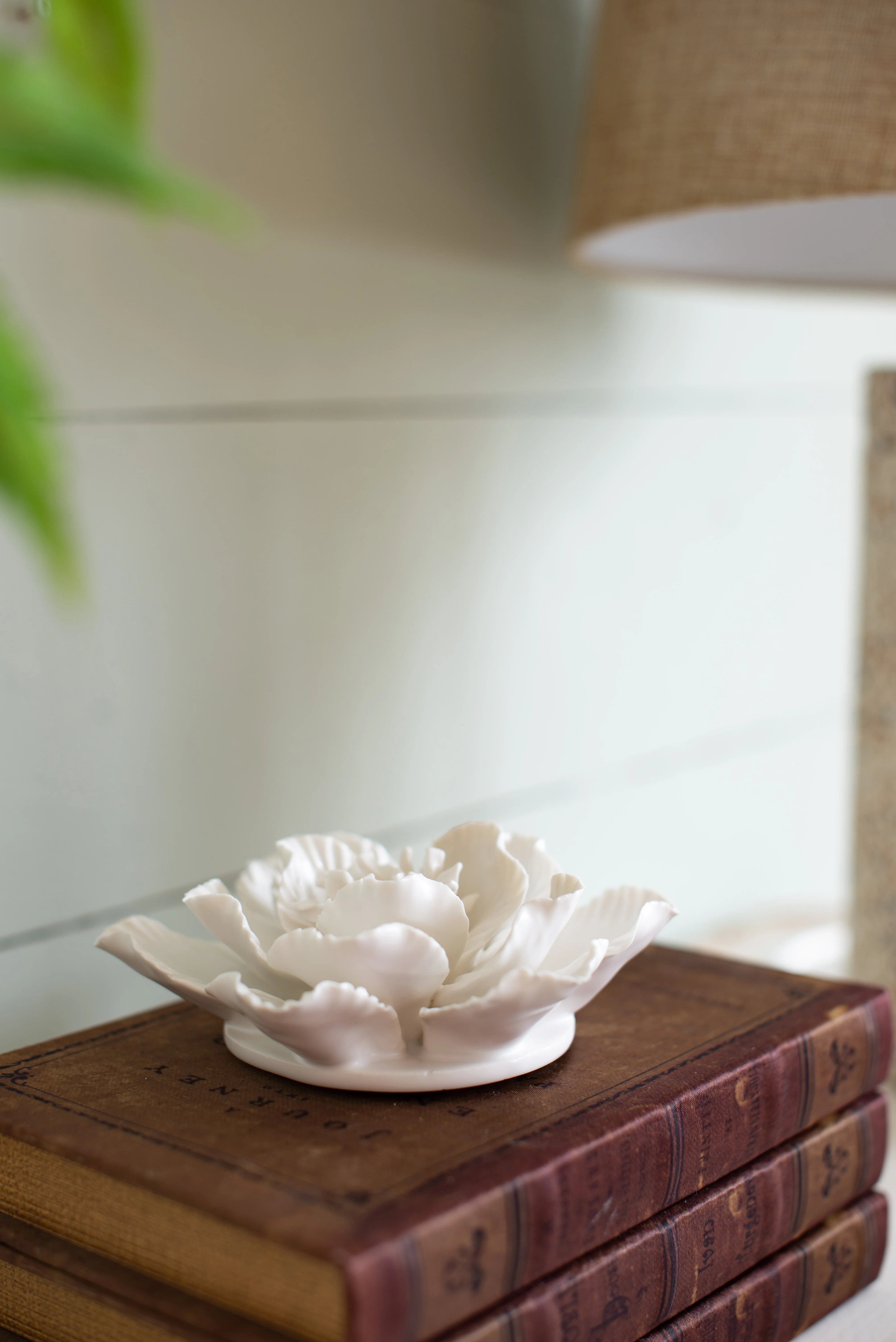 Handmade Ceramic Flower Wall Décor, Set of 2 - Image 4