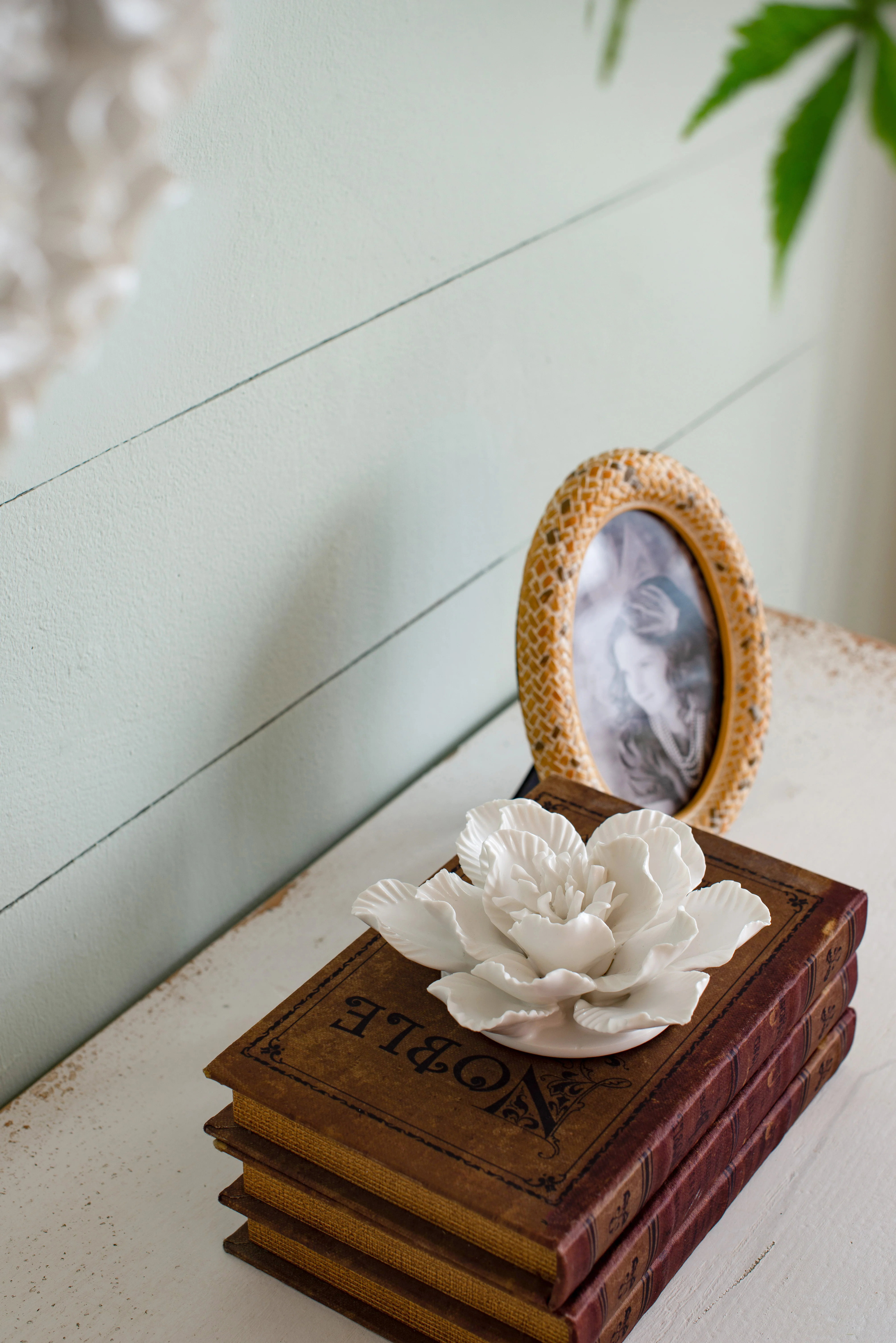Handmade Ceramic Flower Wall Décor, Set of 2 - Image 5