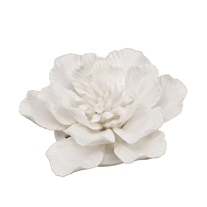 Handmade Ceramic Flower Wall Décor, Set of 2 - Image 7