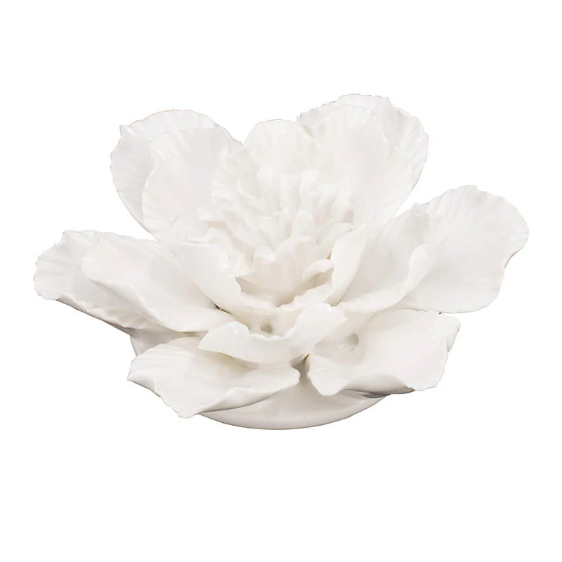 Handmade Ceramic Flower Wall Décor, Set of 2 - Image 8