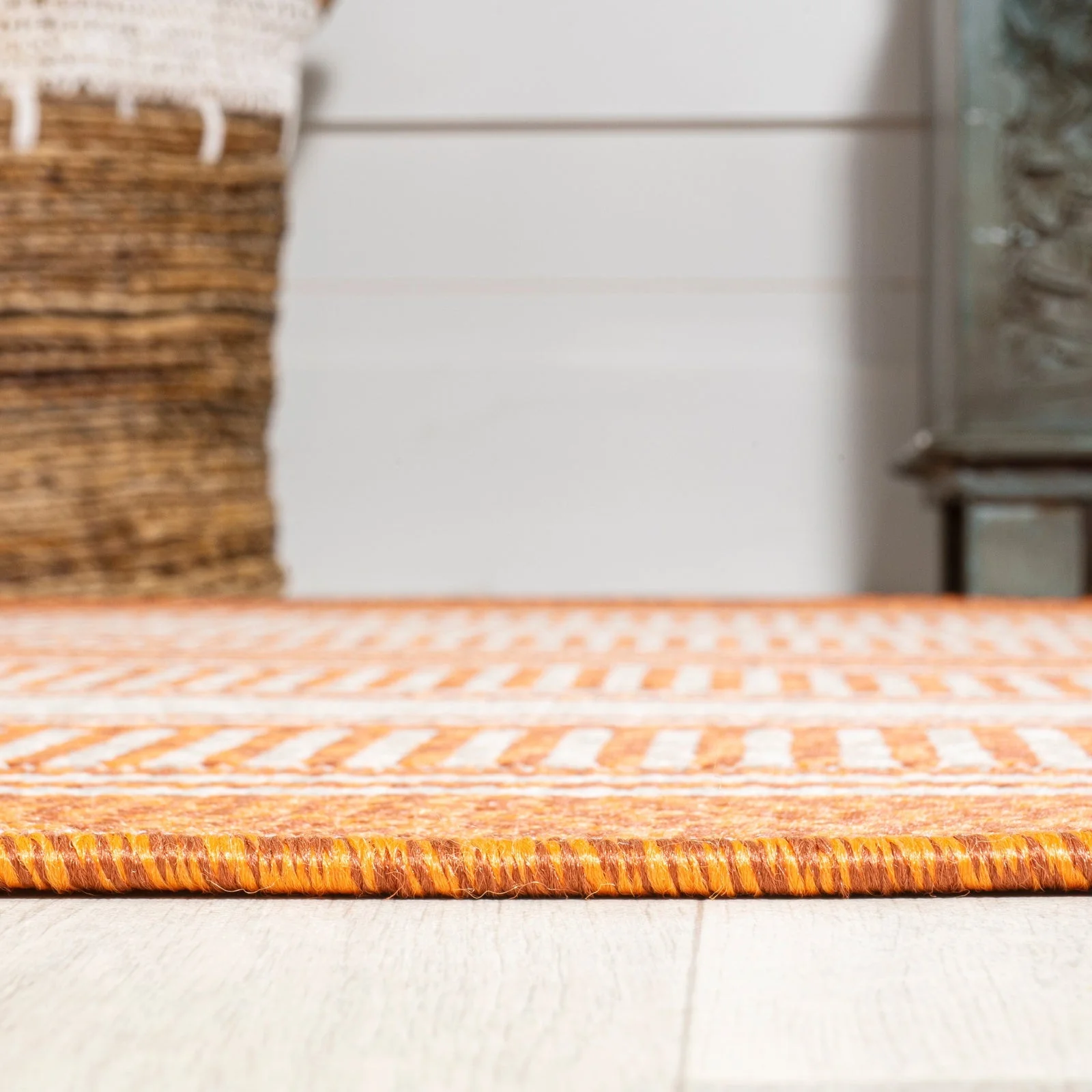 Haynes Modern Double Stripe Indoor/Outdoor Area Rug - Image 19