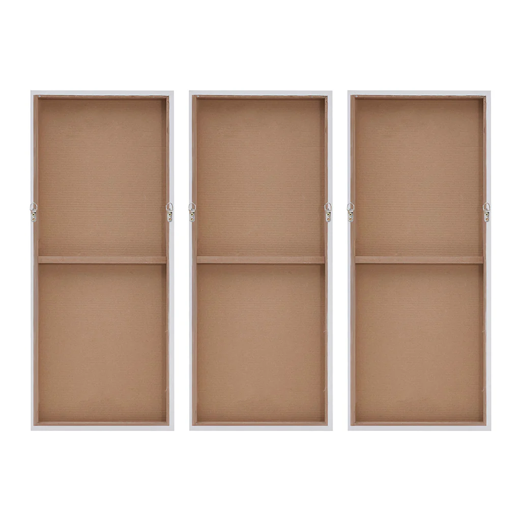 Heavily Embellished 3-piece Canvas Wall Art Set - Image 5