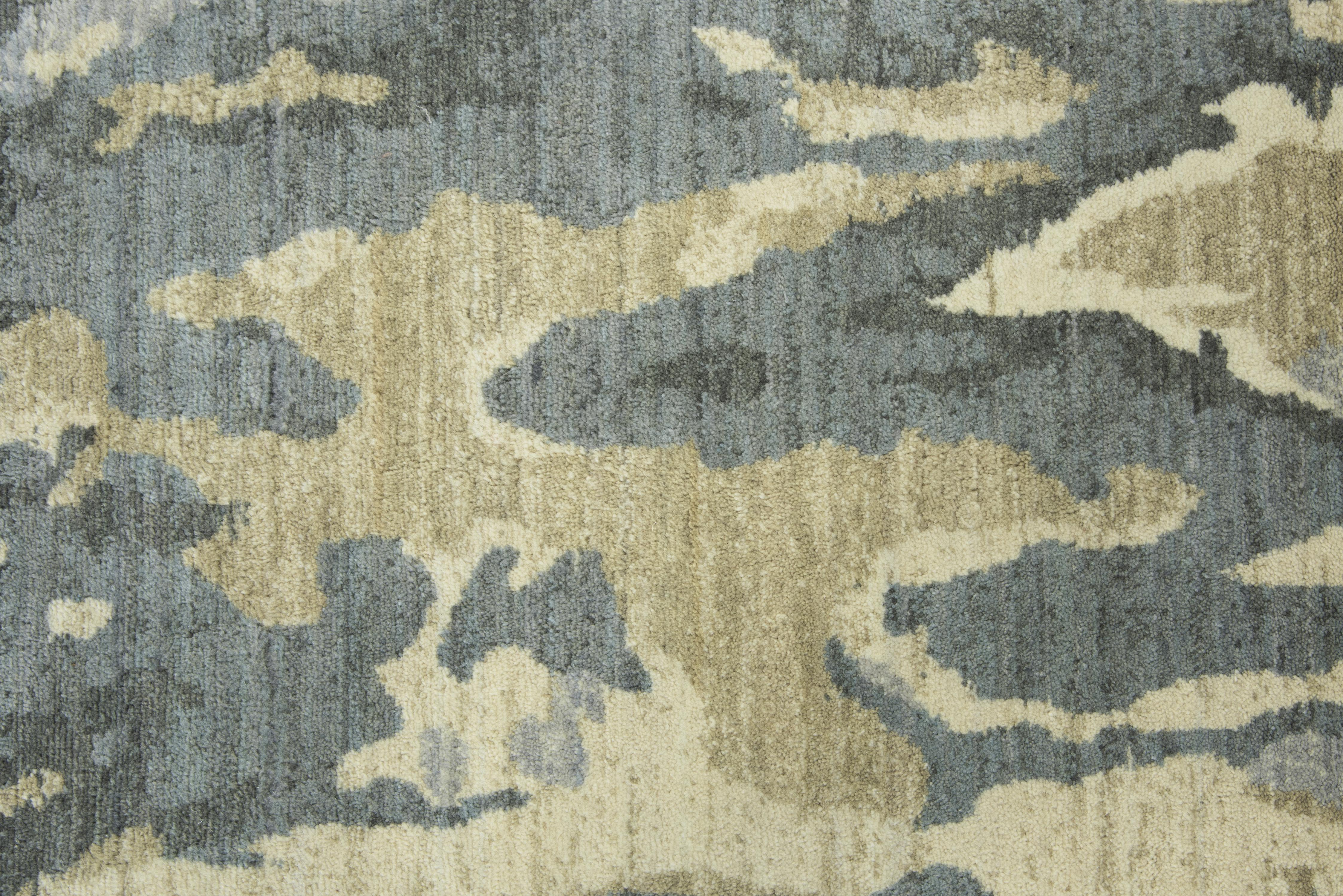 Hybrid 100% New Zealand Wool Abstract Rug - Image 4