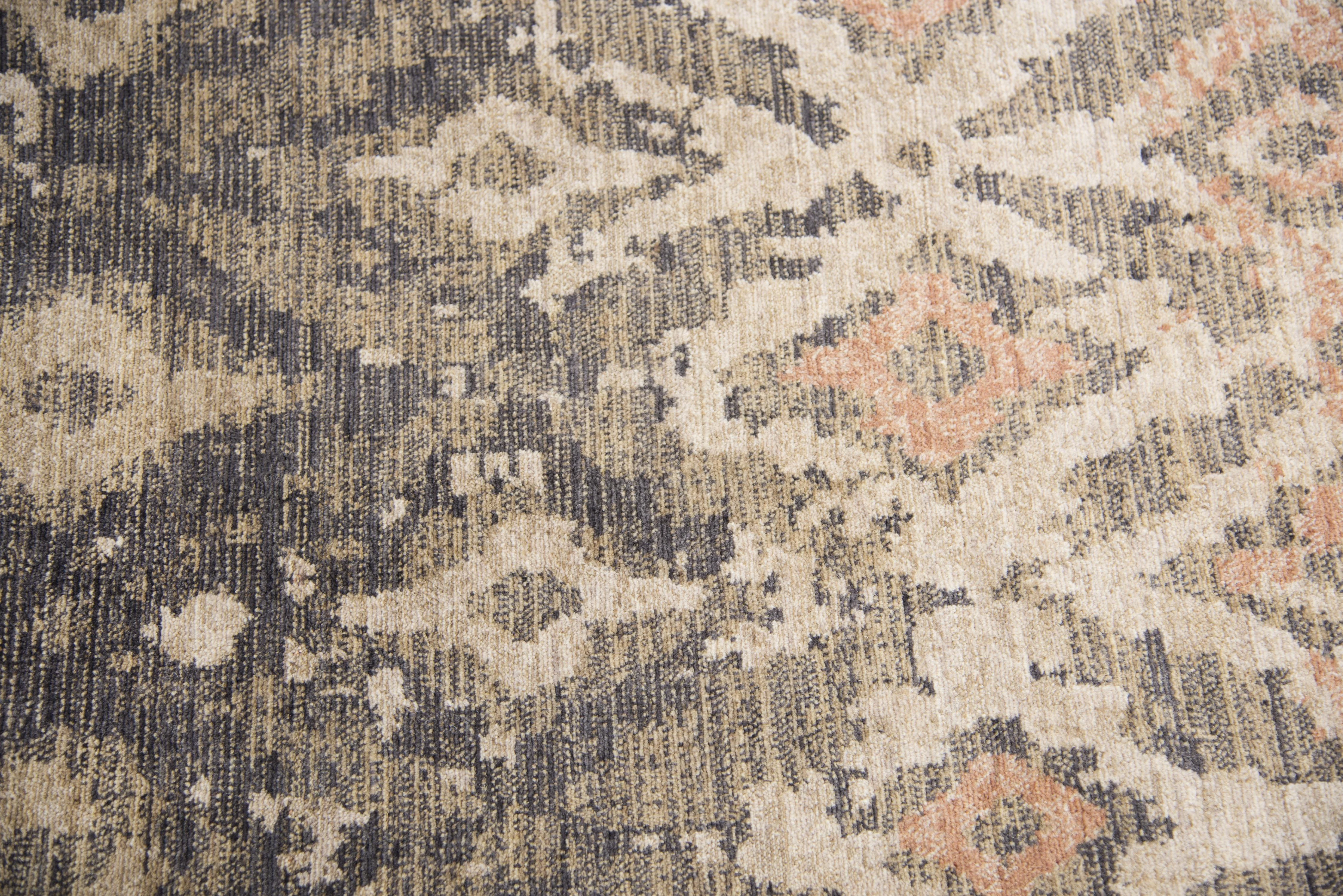 Hybrid 100% New Zealand Wool iKat/Geometric Rug - Image 4