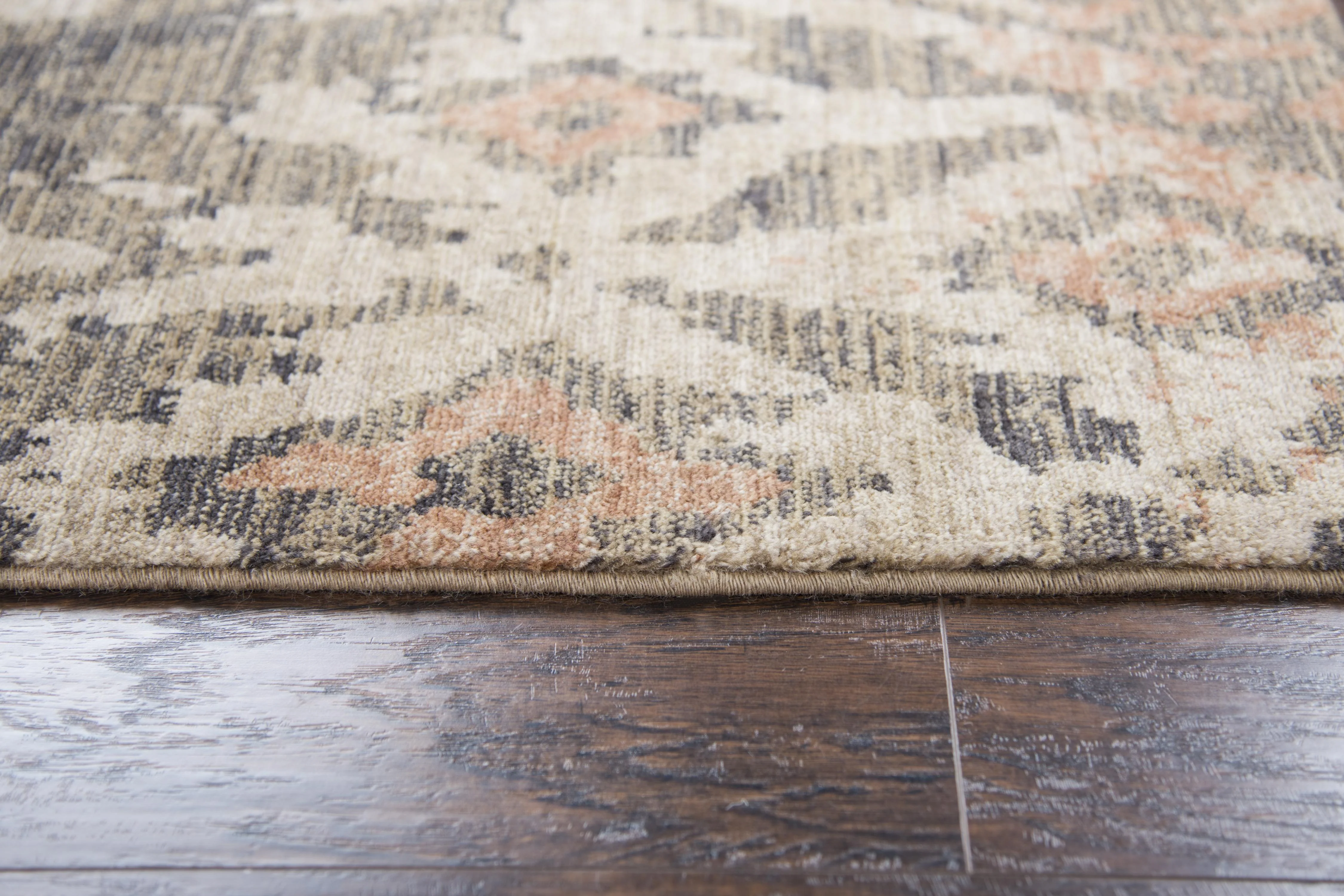 Hybrid 100% New Zealand Wool iKat/Geometric Rug - Image 6