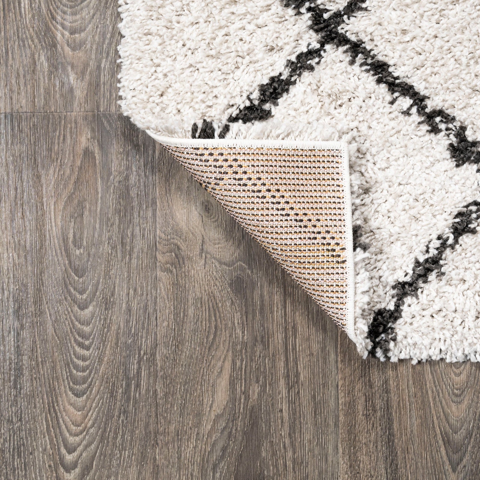 Inca Moroccan Diamond Shag Area Rug - Image 8