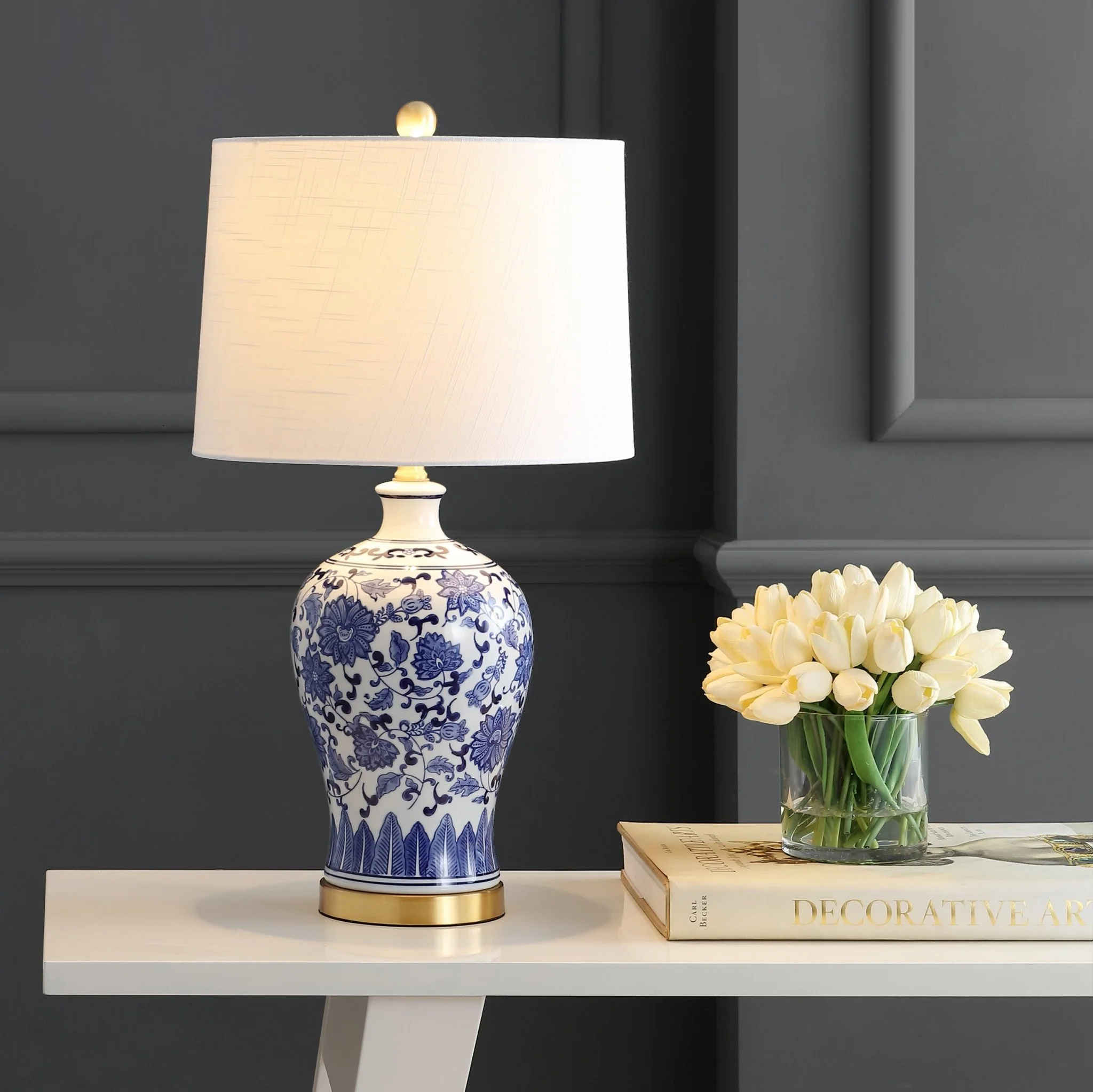 Jennifer Ceramic/Metal LED Table Lamp, Set of 2 - Image 5