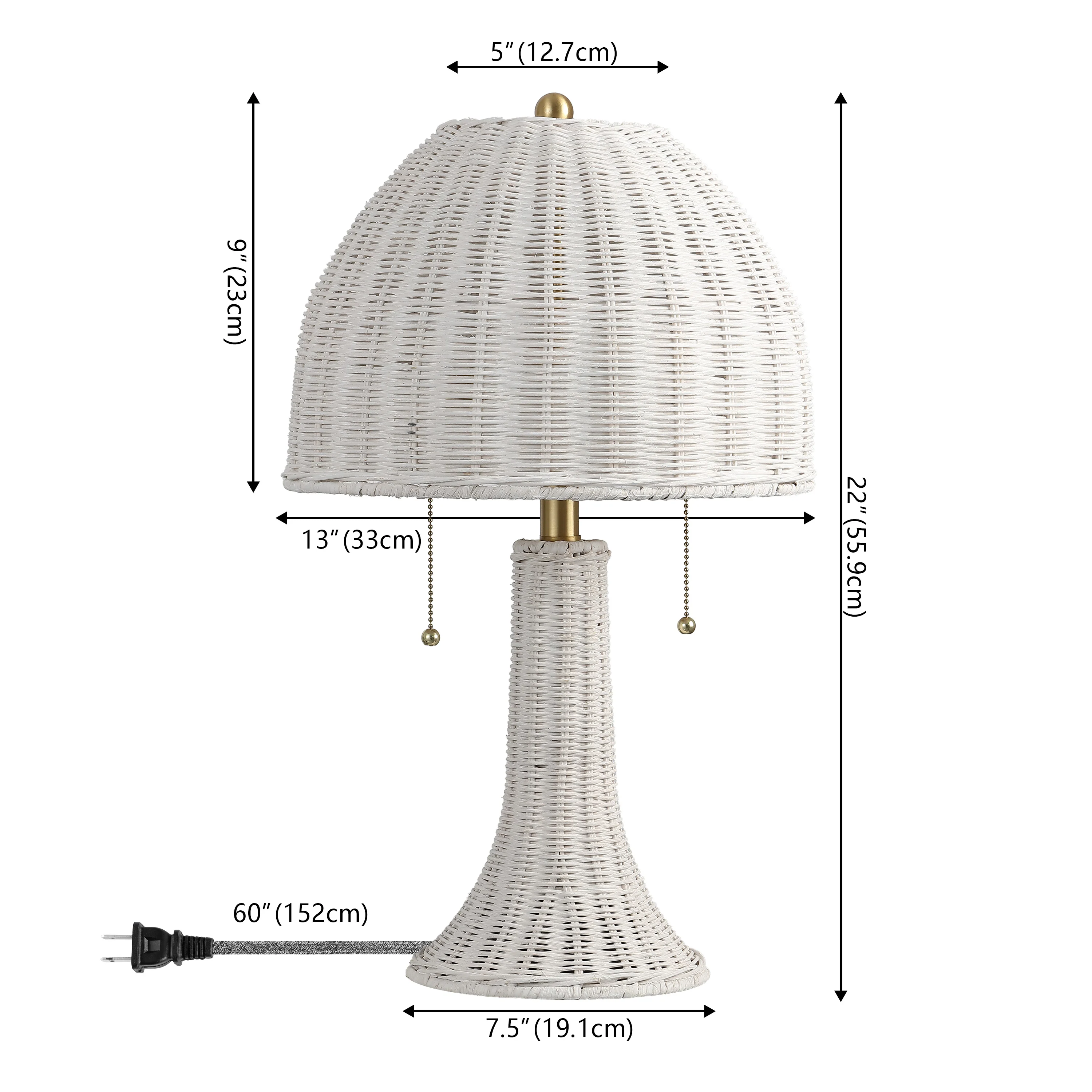 Joanie Bohemian Rustic Iron LED Table Lamp - Image 14